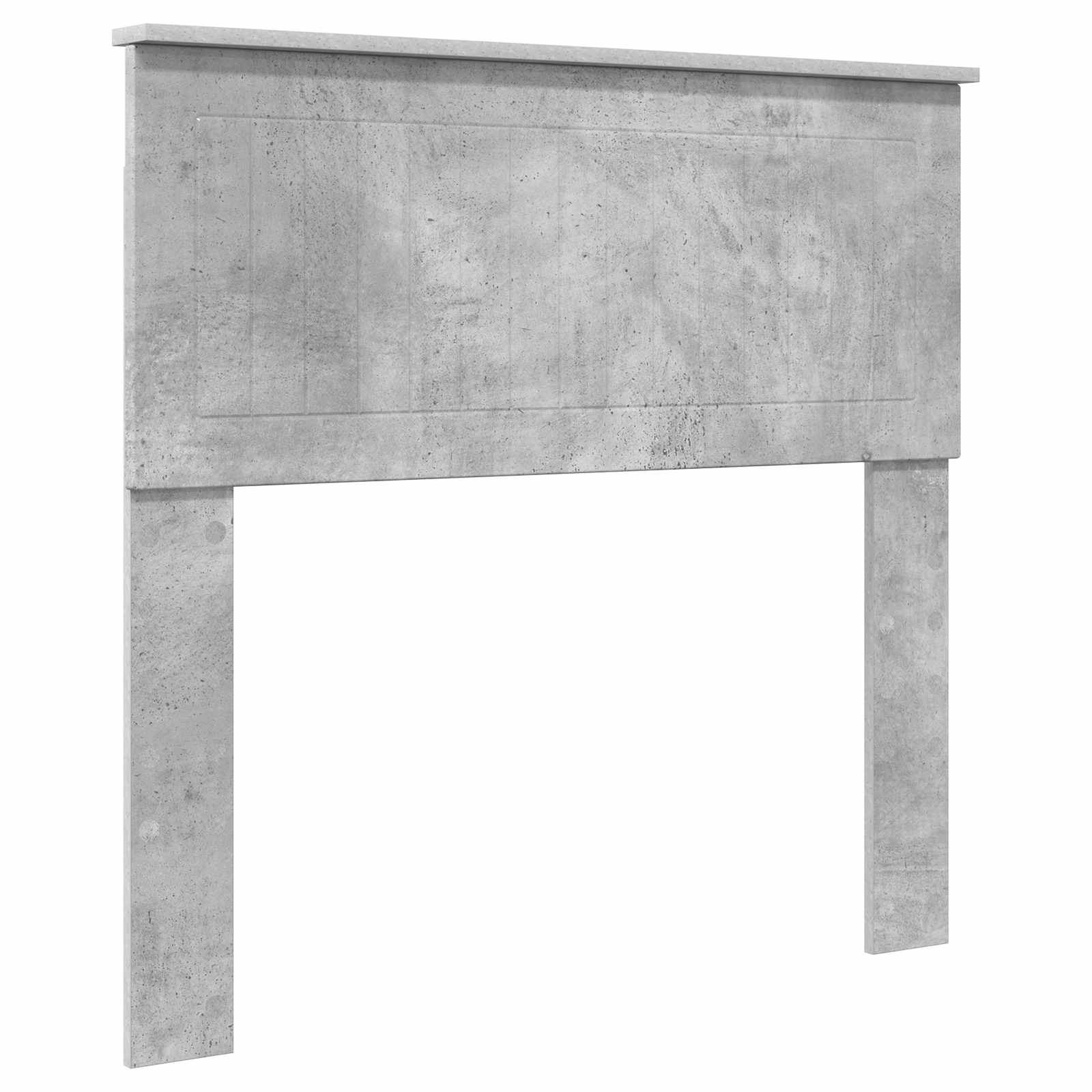 Krevetna konstrukcija s uzglavljem Betonski sivi 90 x 190 cm