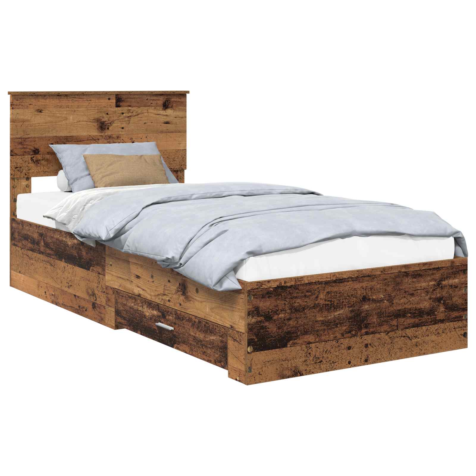 Krevetna konstrukcija Staro drvo 90 x 190 cm Konstruirano drvo