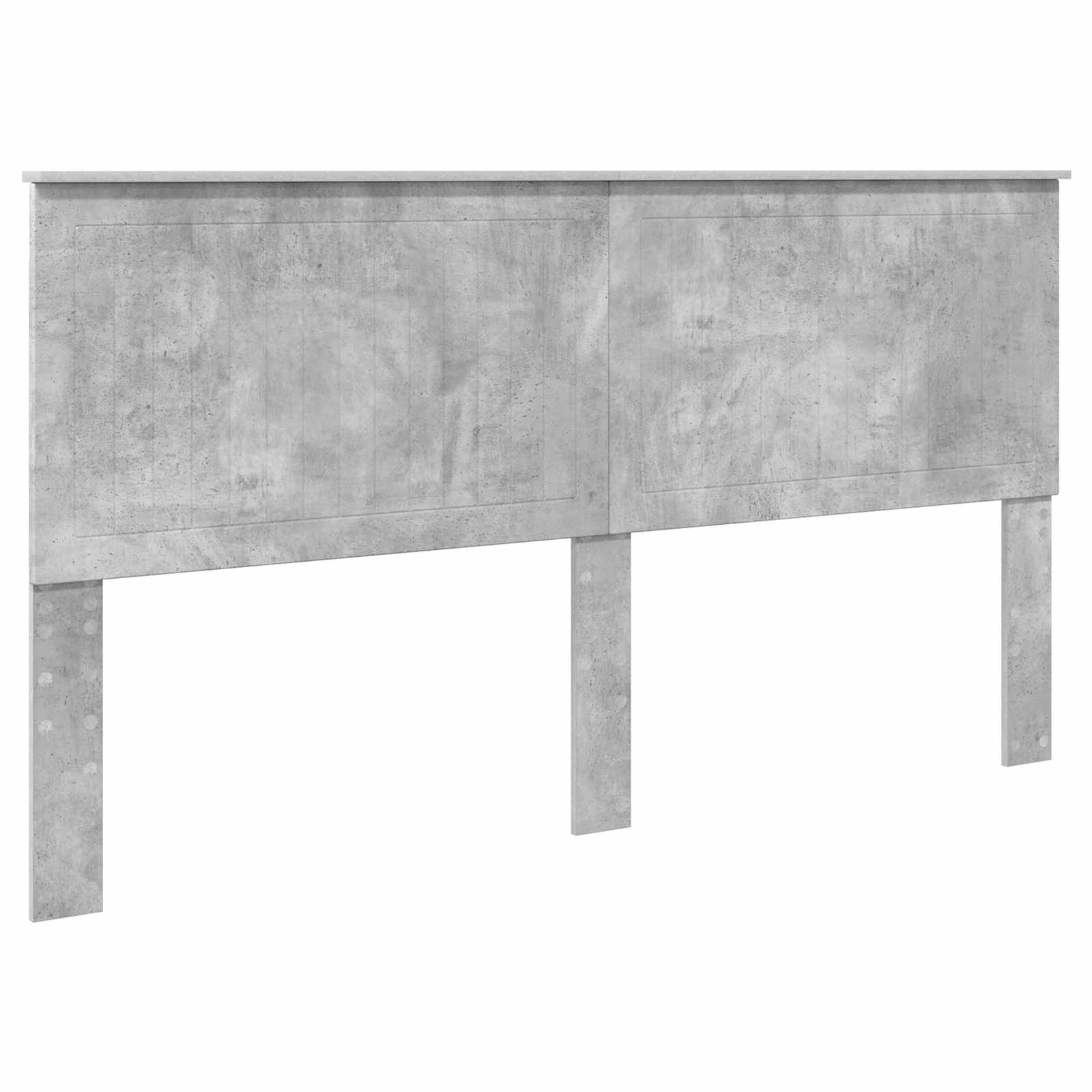 Krevetna konstrukcija Beton 180 x 200 cm Čvrsto borovo drvo