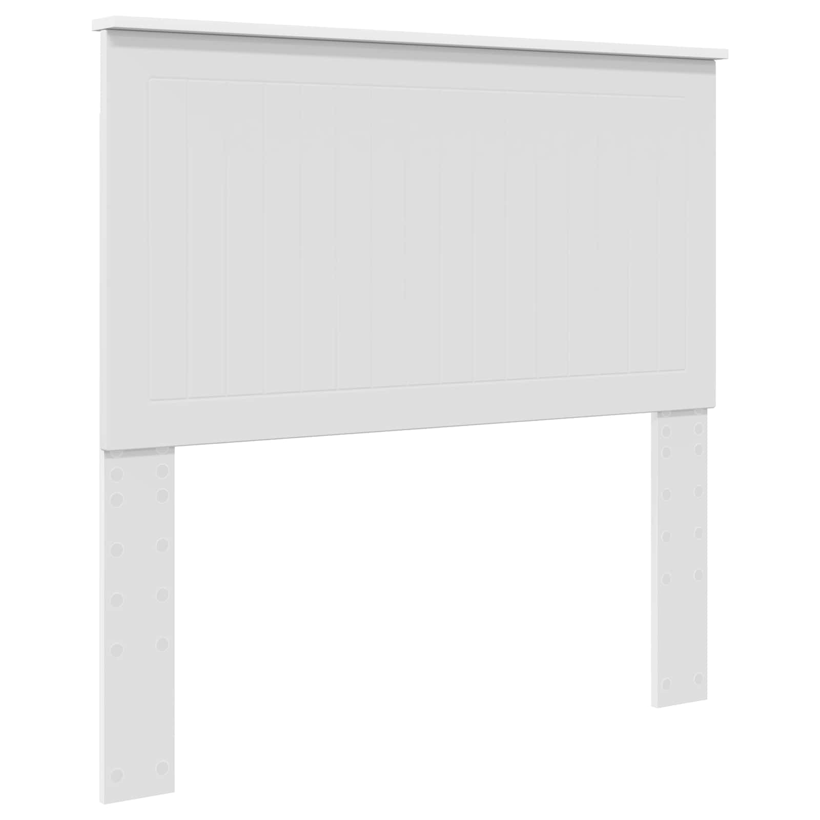 Krevetna konstrukcija Bijelo 100 x 200 cm Čvrsto borovo drvo