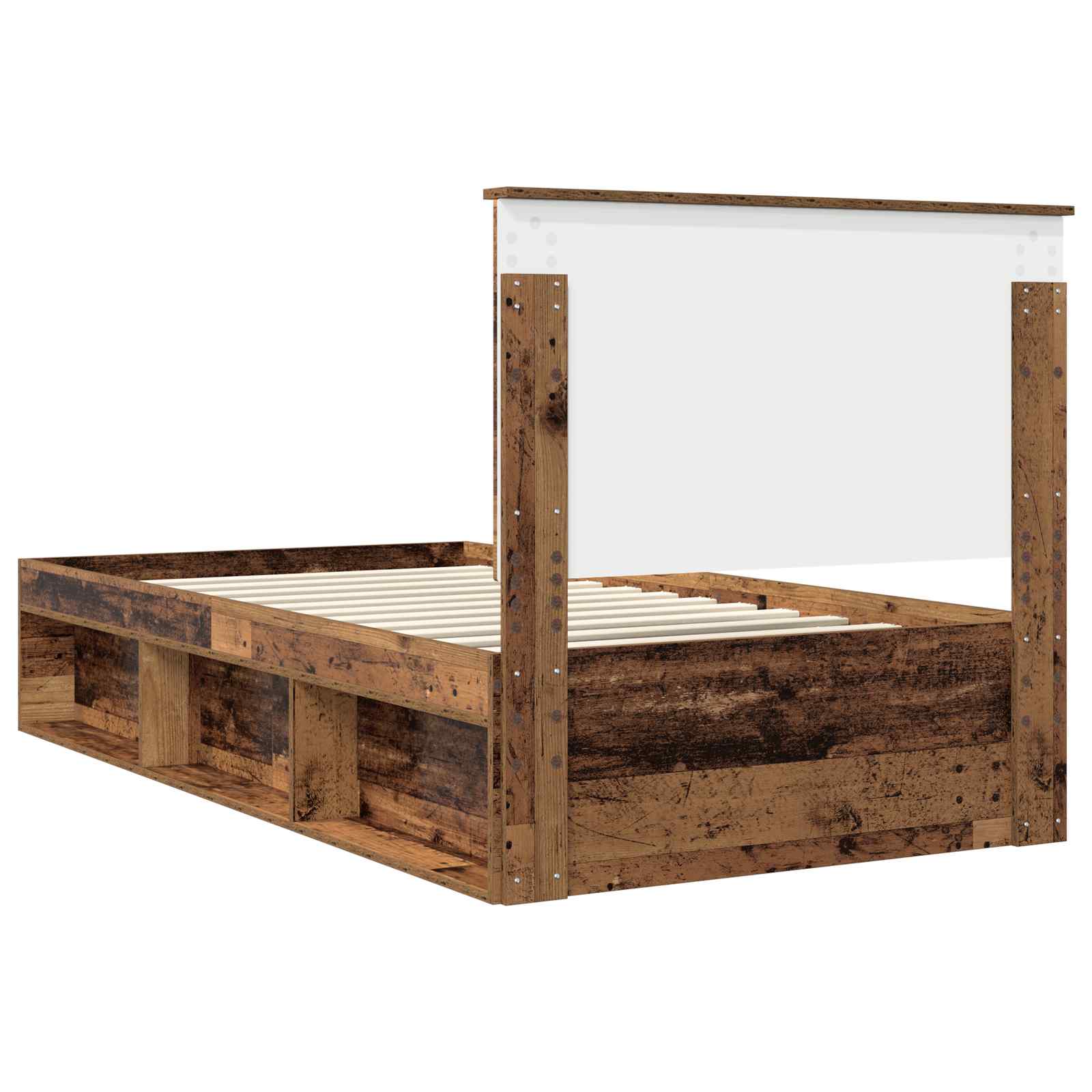 Krevetna konstrukcija s uzglavljem Staro drvo 100 x 200 cm