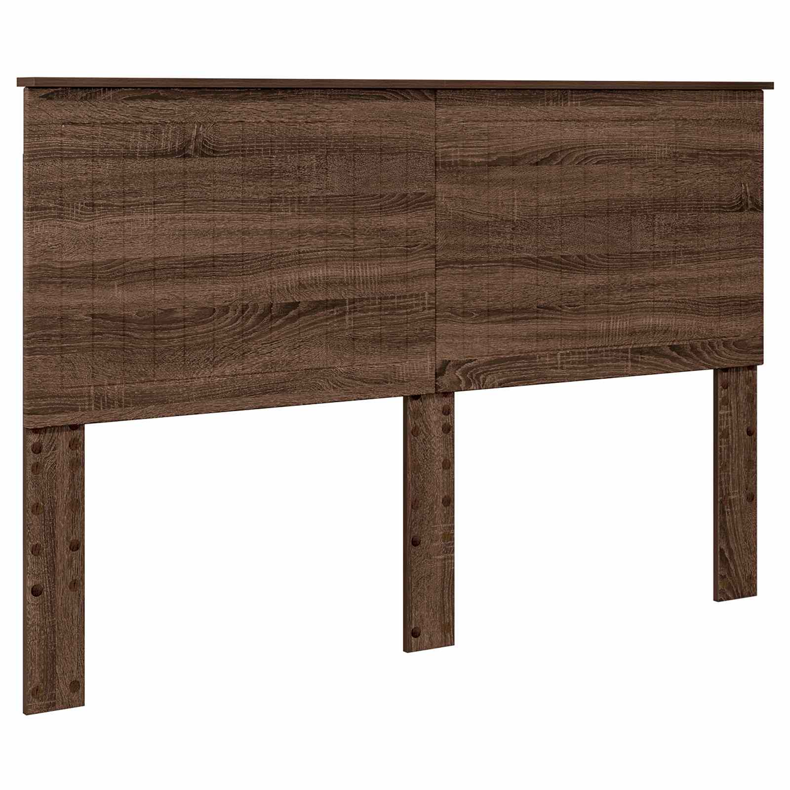 Krevetna konstrukcija Smeđi hrast 150 x 200 cm Inženjersko Drvo