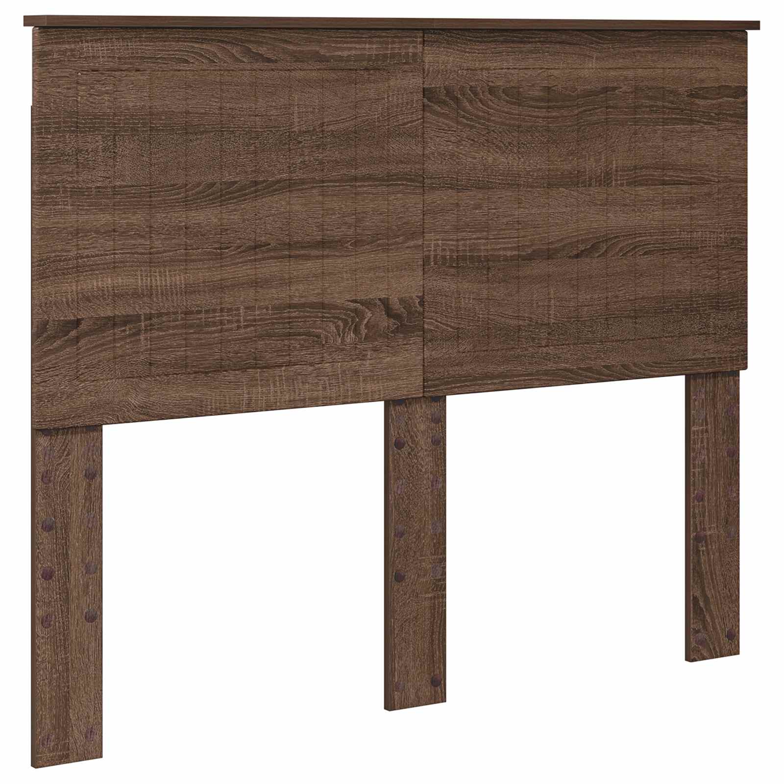 Krevetna konstrukcija Smeđi hrast 120 x 190 cm Inženjersko Drvo