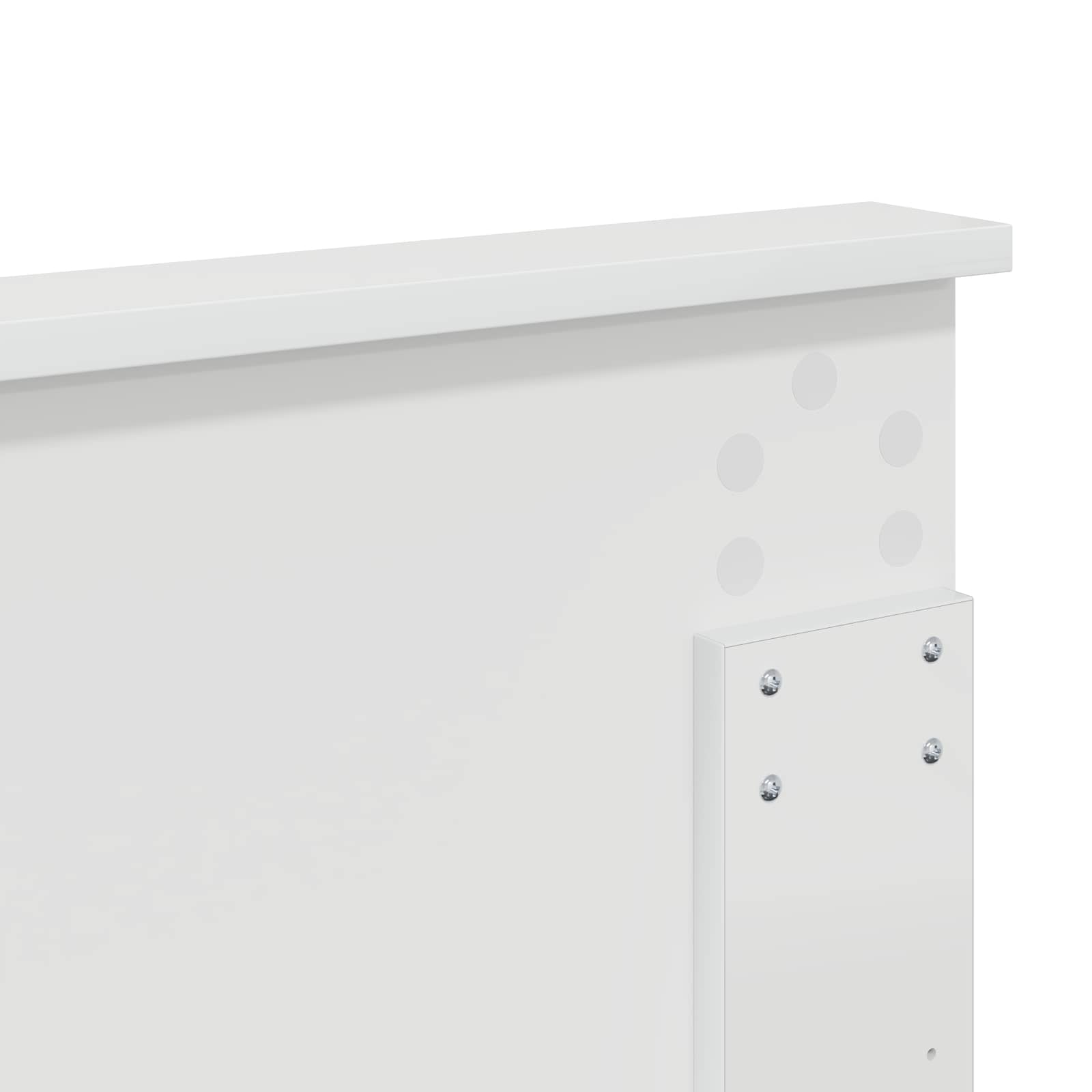 Krevet s od storage Bijelo 140 x 200 cm Konstruirano drvo