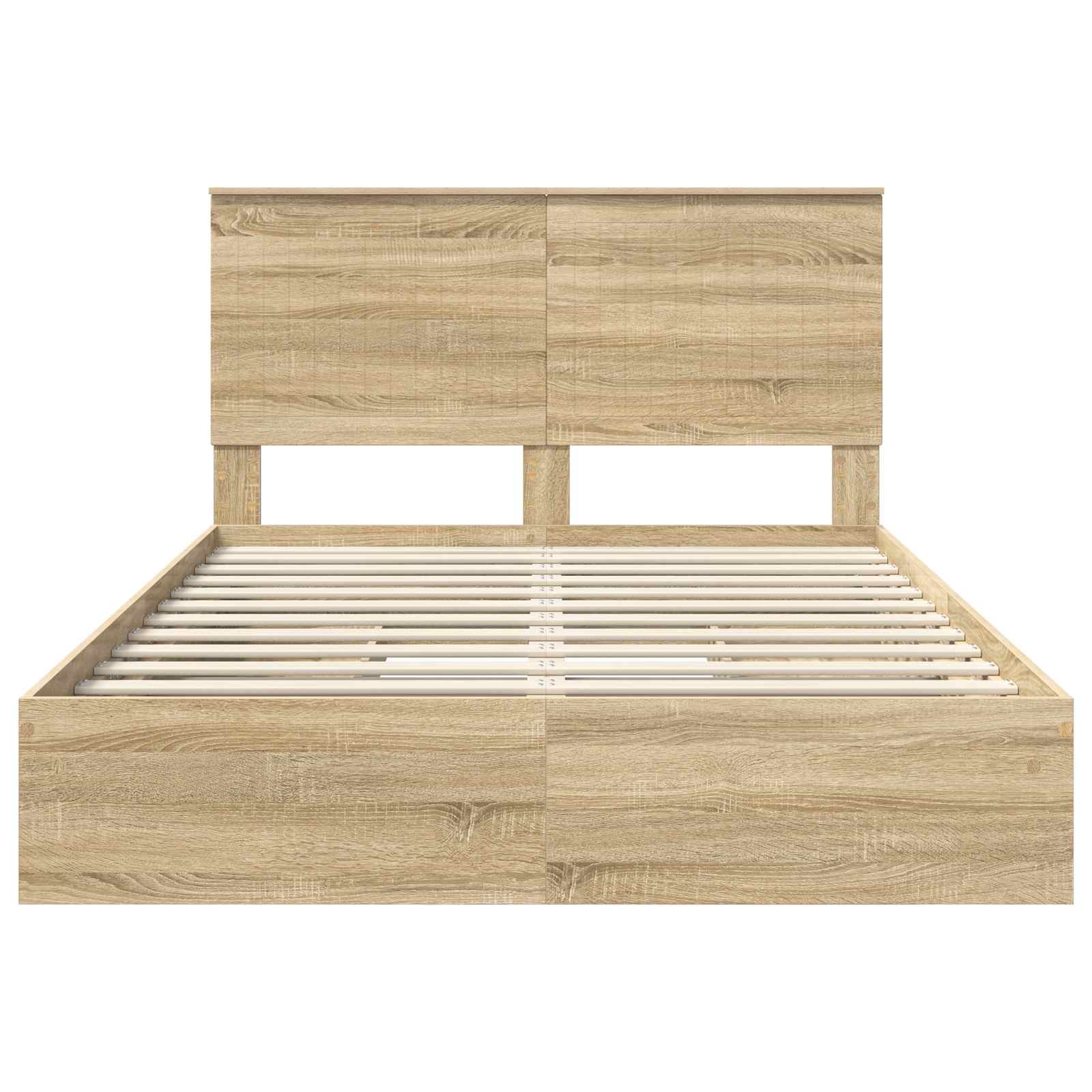 Krevet s od storage Sonoma hrast 135 x 190 cm Konstruirano drvo