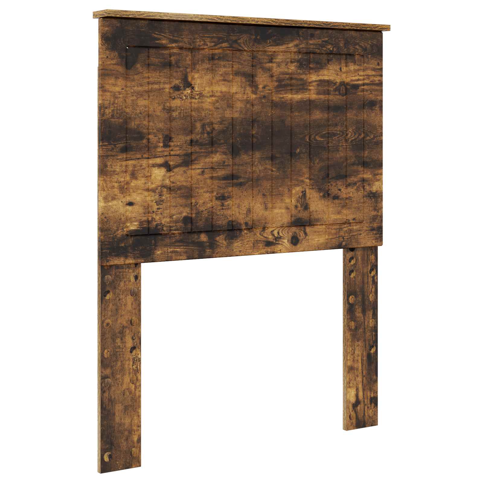 Krevet s od storage s uzglavljem Dimljeni hrast 75 x 190 cm