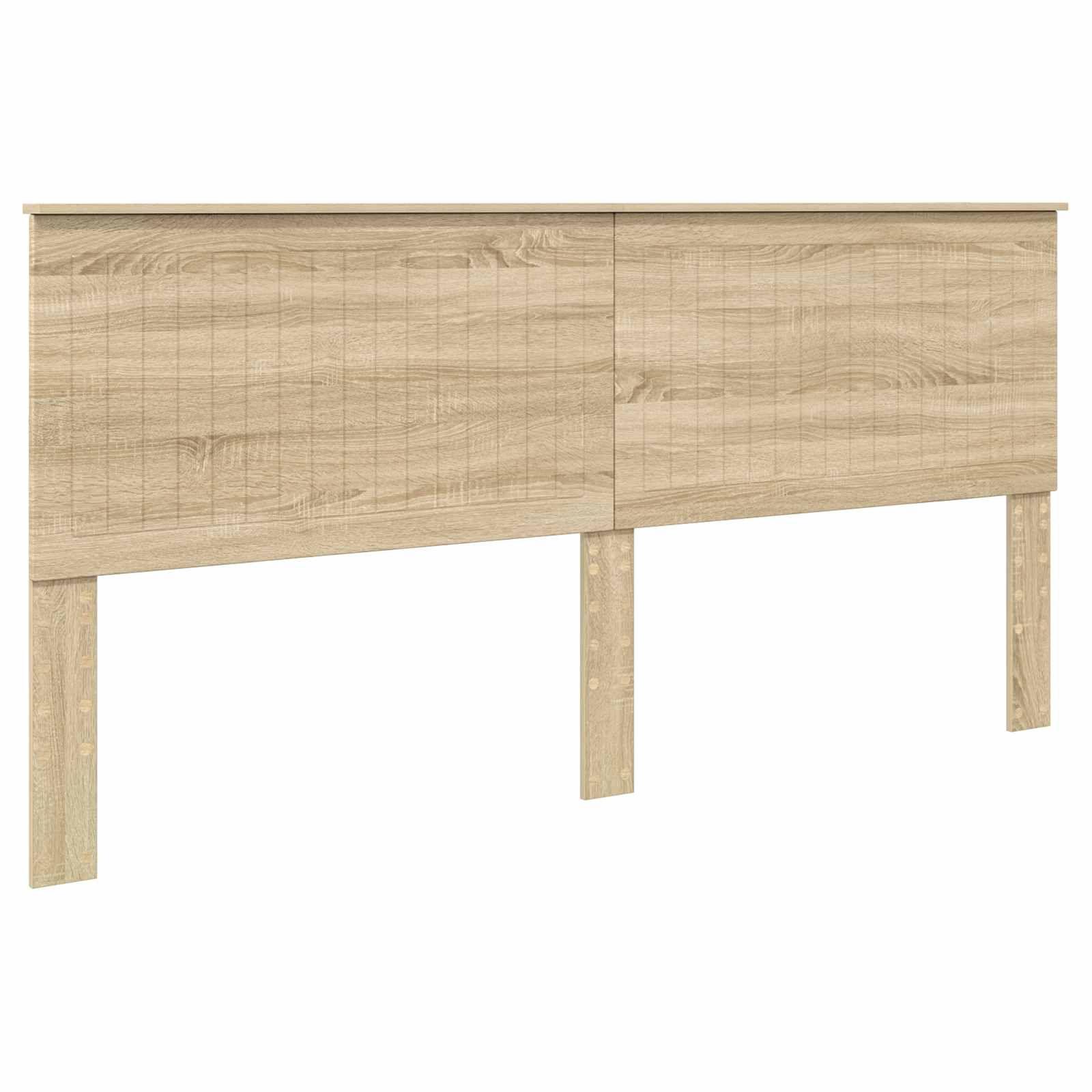 Krevetna konstrukcija s uzglavljem Sonoma hrast 200 x 200 cm