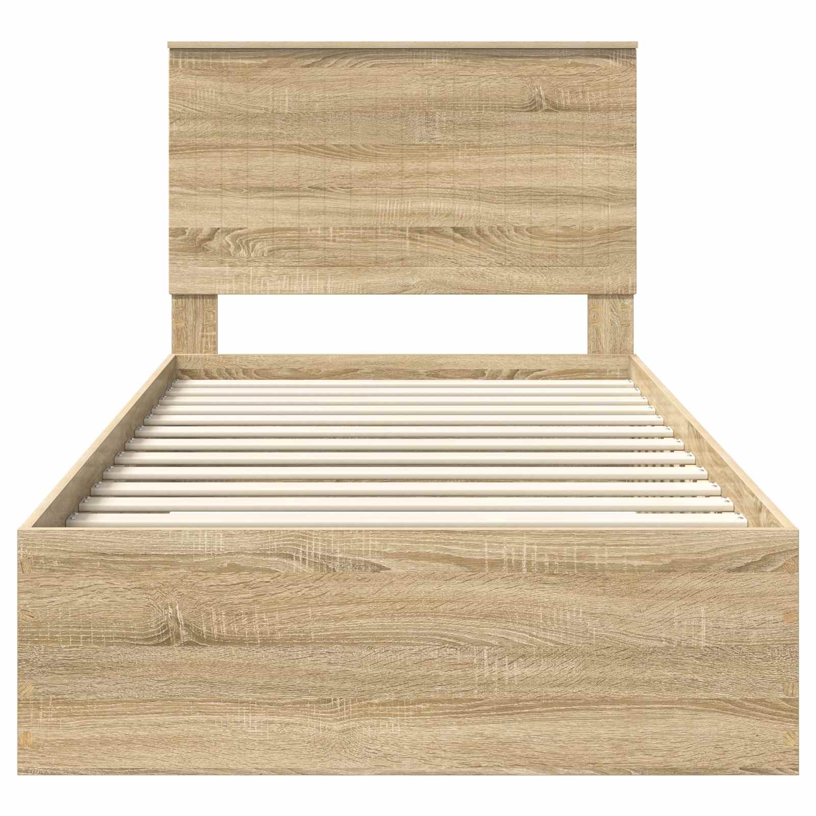 Krevetna konstrukcija s uzglavljem Sonoma hrast 100 x 200 cm