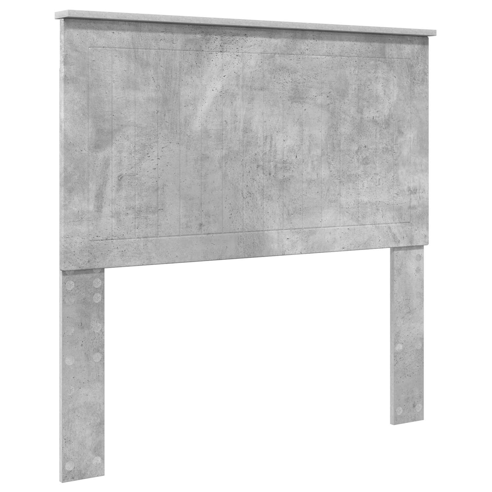 Krevetna konstrukcija s uzglavljem Betonski sivi 100 x 200 cm