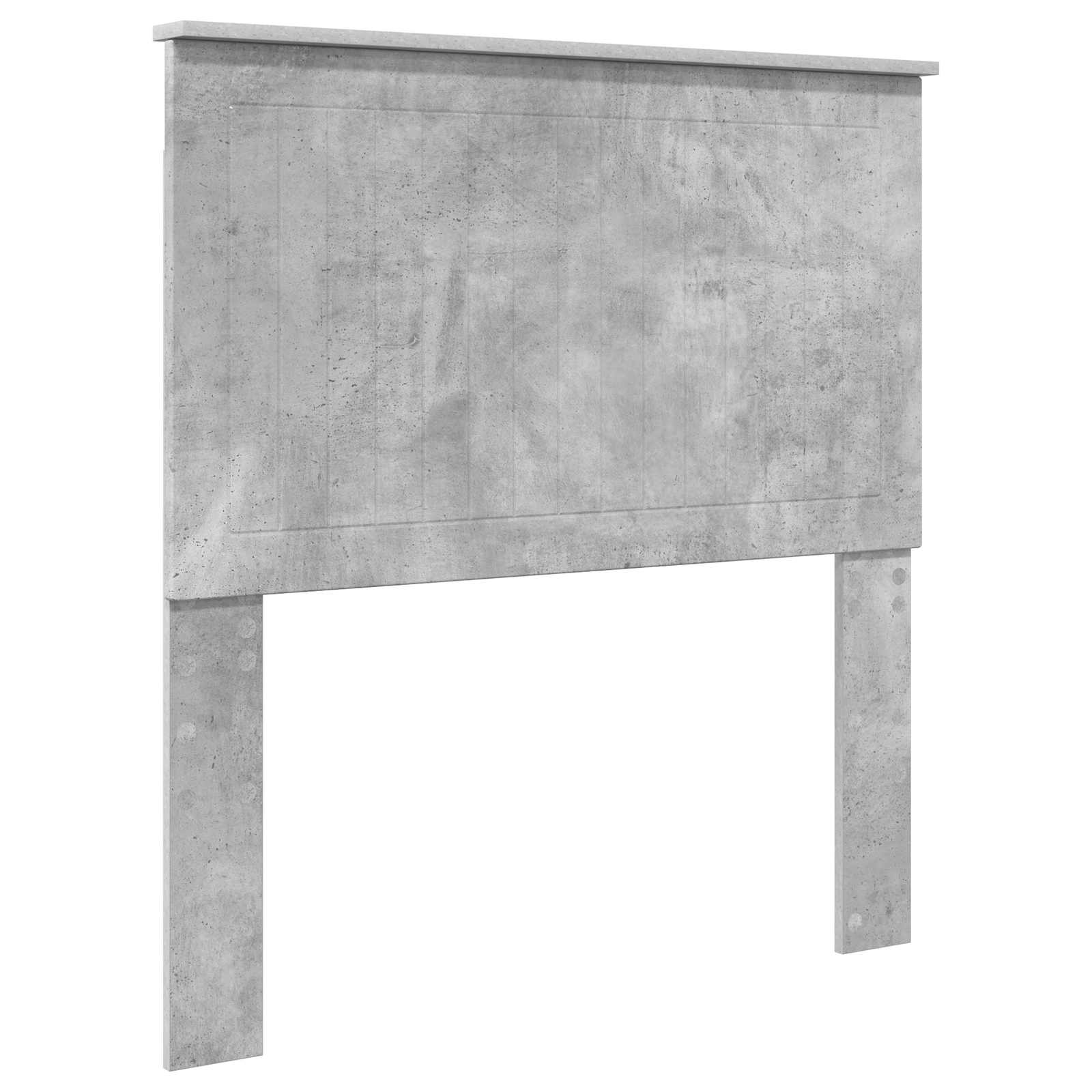 Krevetna konstrukcija s uzglavljem Betonski sivi 90 x 200 cm