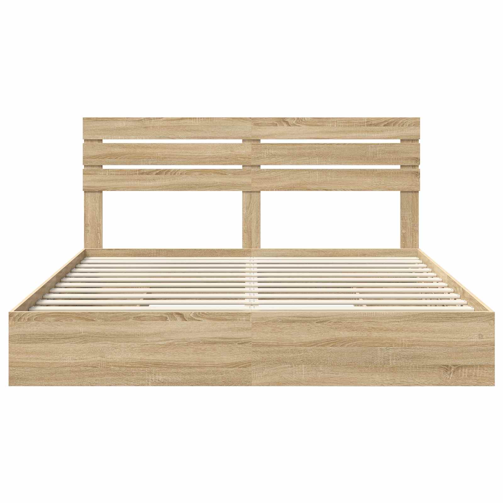 Krevet s od storage Sonoma hrast 180 x 200 cm Konstruirano drvo