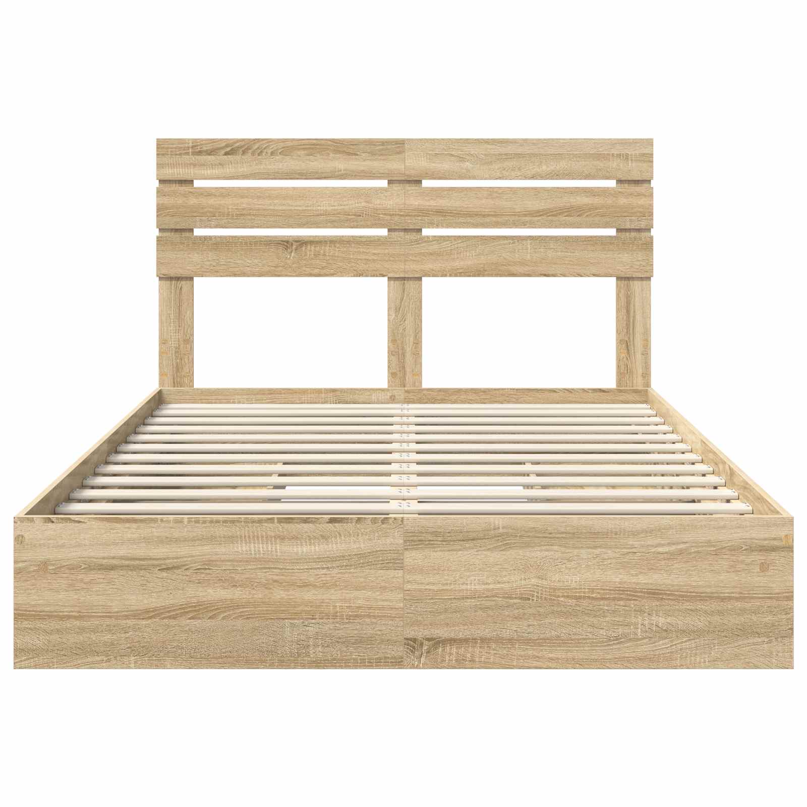 Krevet s od storage Sonoma hrast 140 x 190 cm Konstruirano drvo