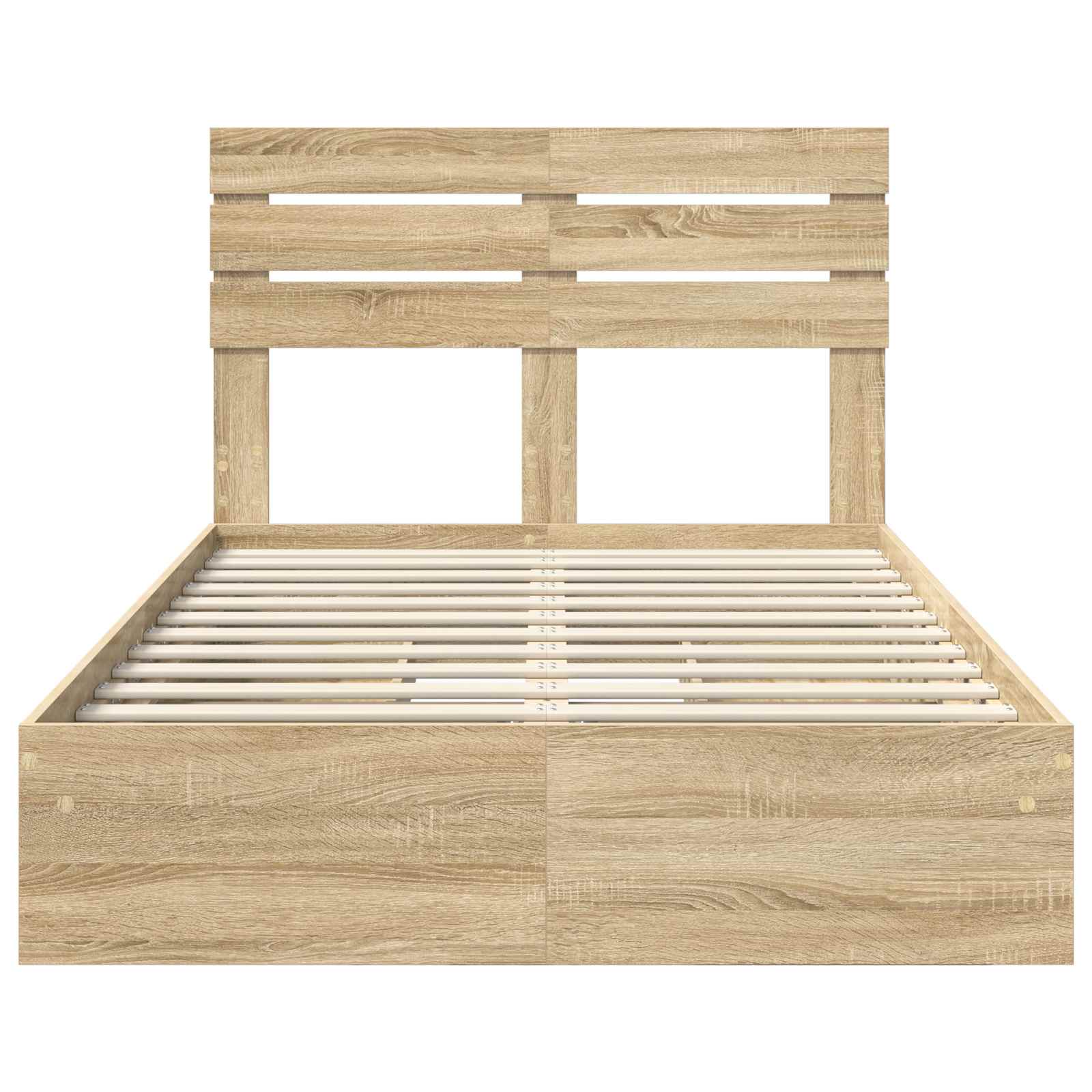Krevet s od storage Sonoma hrast 135 x 190 cm Konstruirano drvo