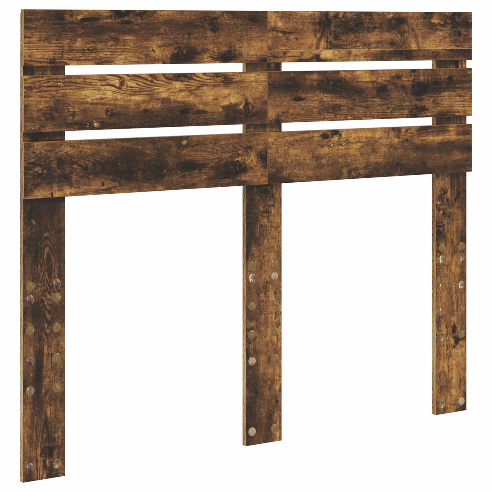 Krevet s od storage s uzglavljem Dimljeni hrast 135 x 190 cm
