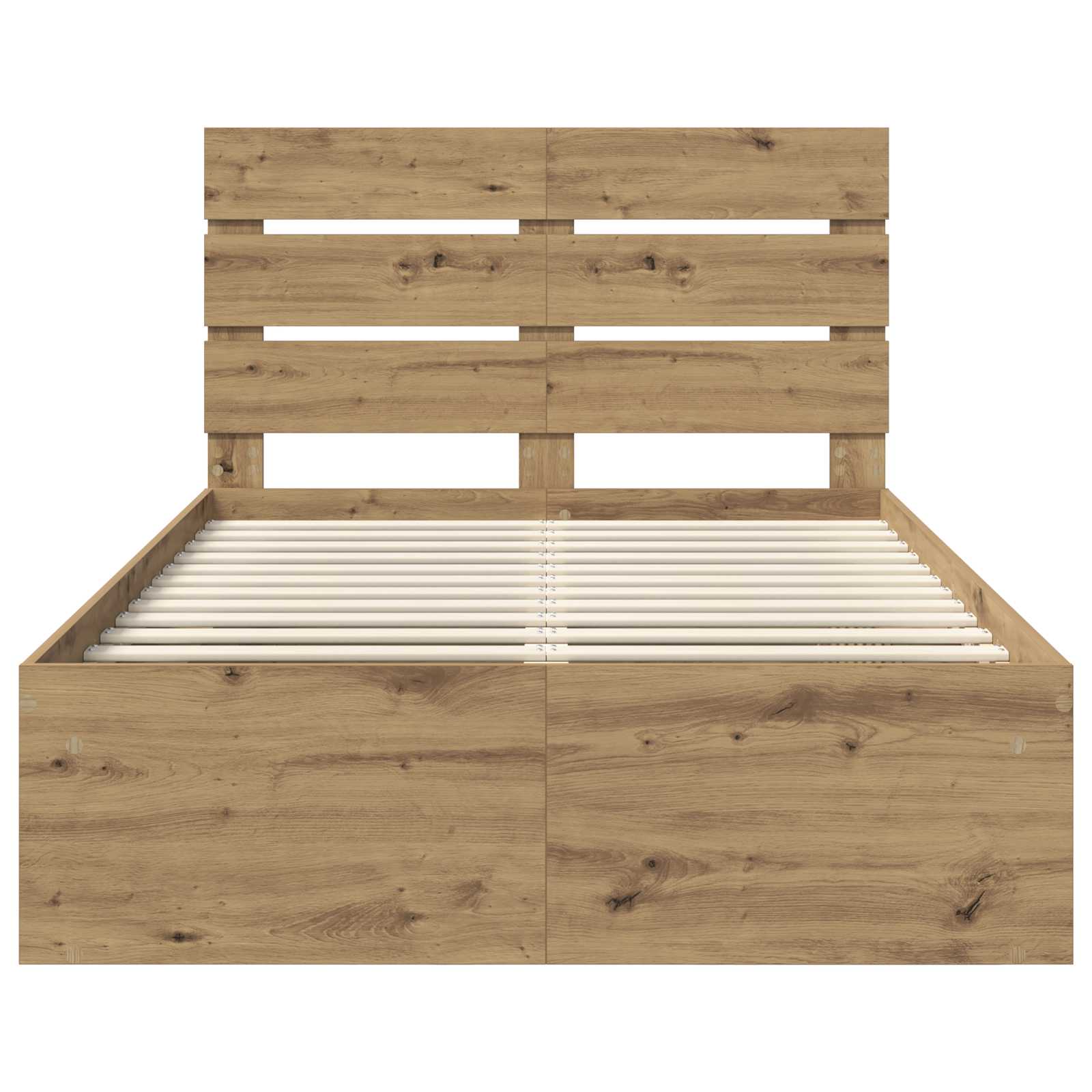 Krevetna konstrukcija Umjetnička hrastovina 120 x 190 cm