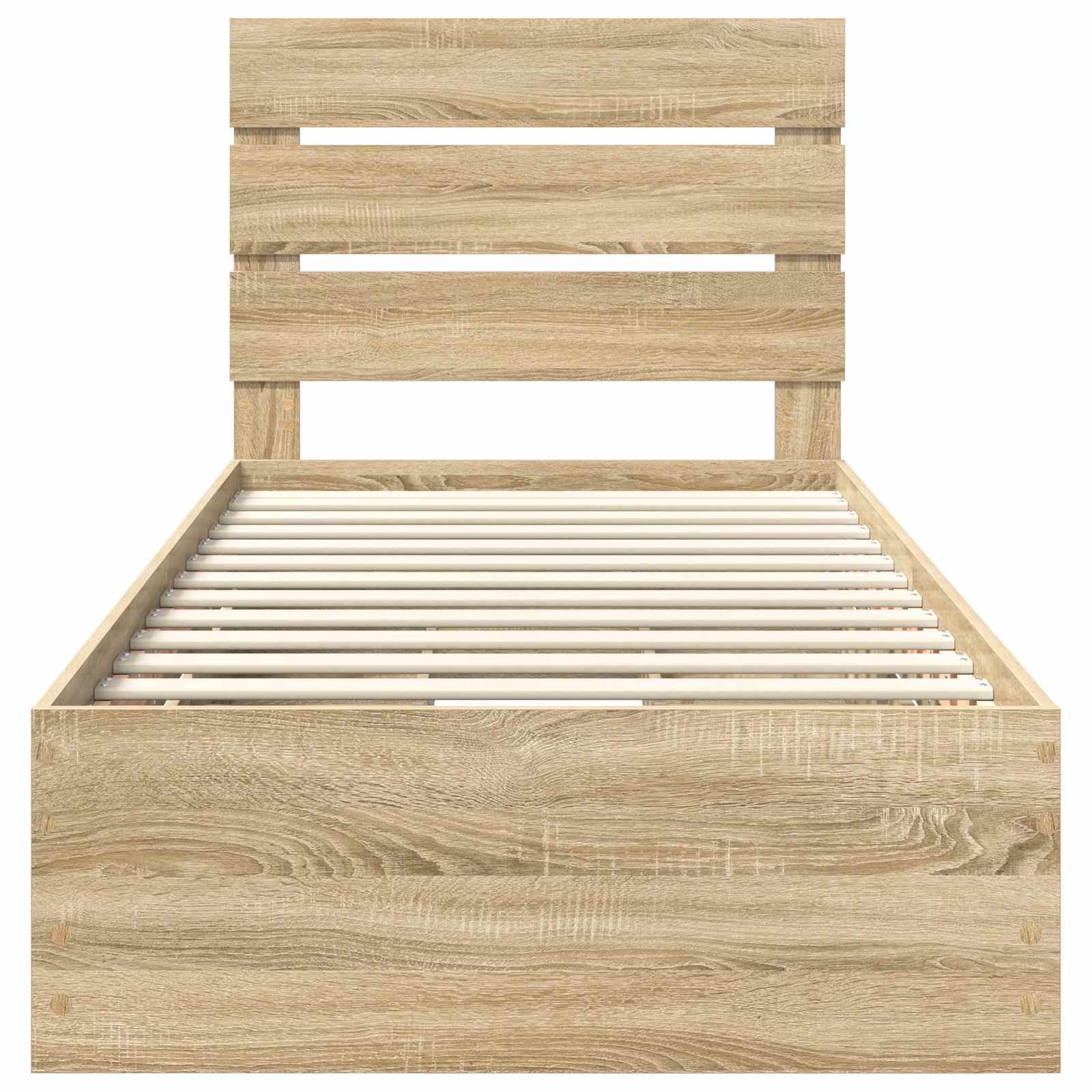 Krevetna konstrukcija s ladicama Sonoma hrast 100 x 200 cm
