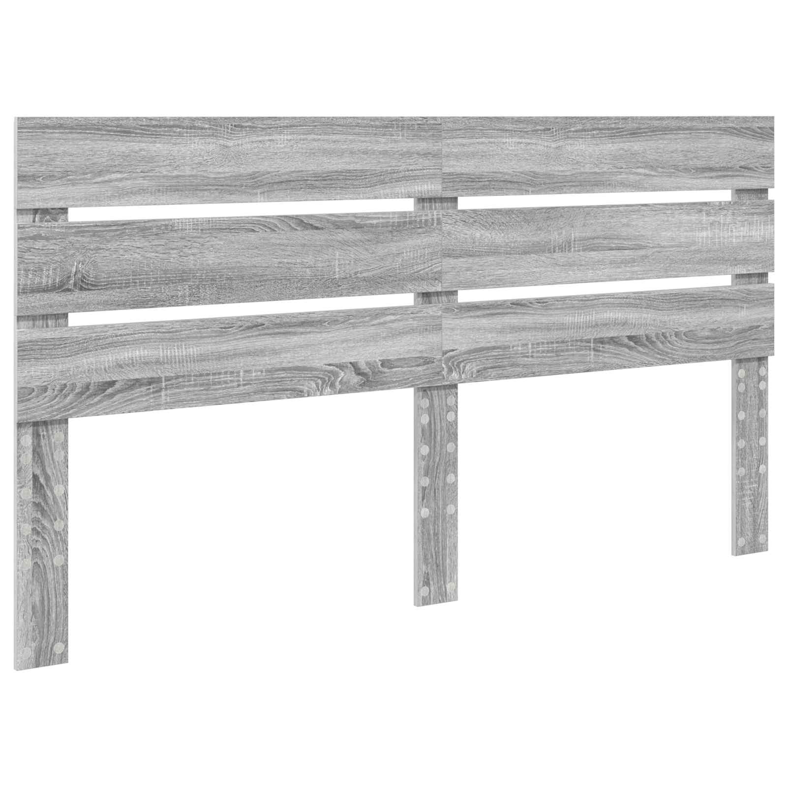Krevet s od storage Siva Sonoma 180 x 200 cm Konstruirano drvo