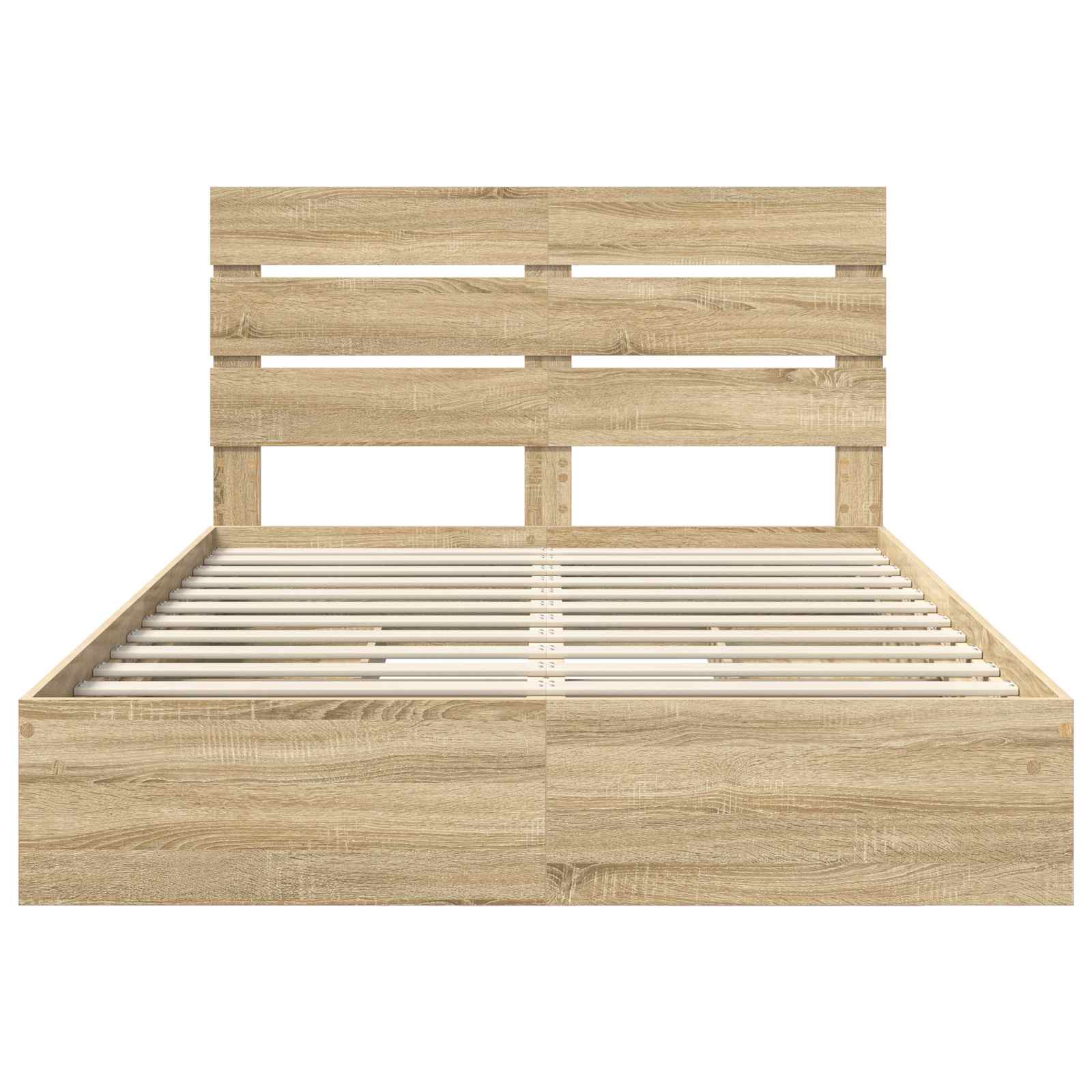 Krevet s od storage Sonoma hrast 160 x 200 cm Konstruirano drvo