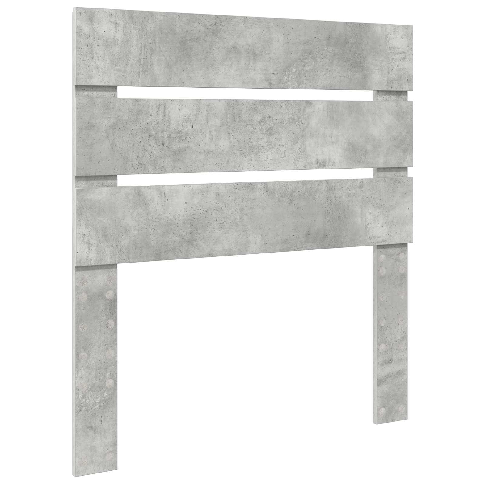 Krevet s od storage Betonski sivi 90 x 190 cm Konstruirano drvo