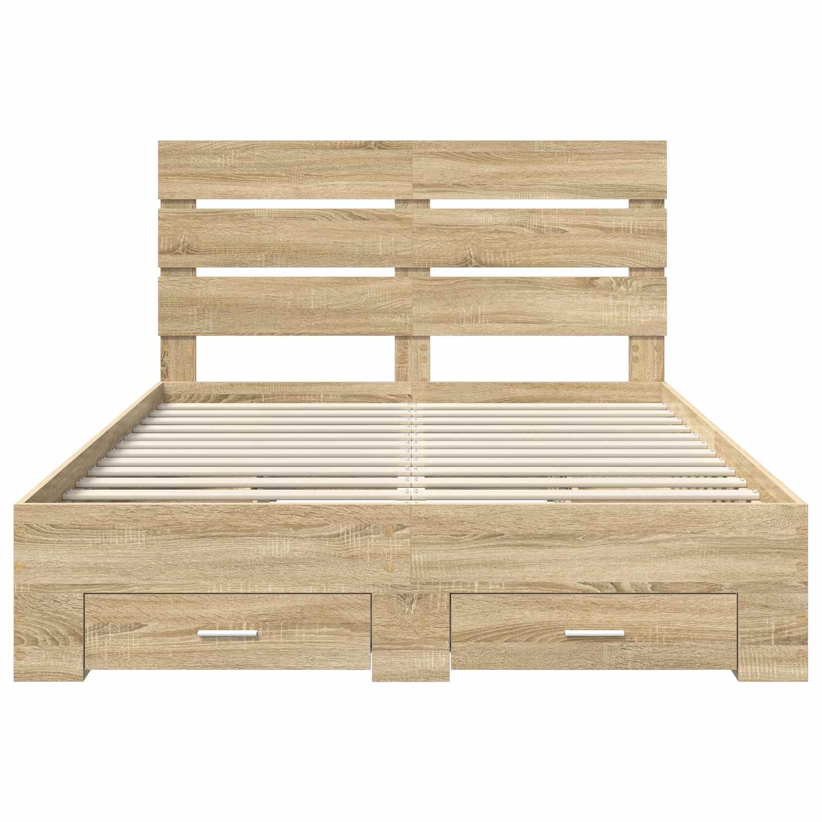 Krevetna konstrukcija s ladicama Sonoma hrast 150 x 200 cm