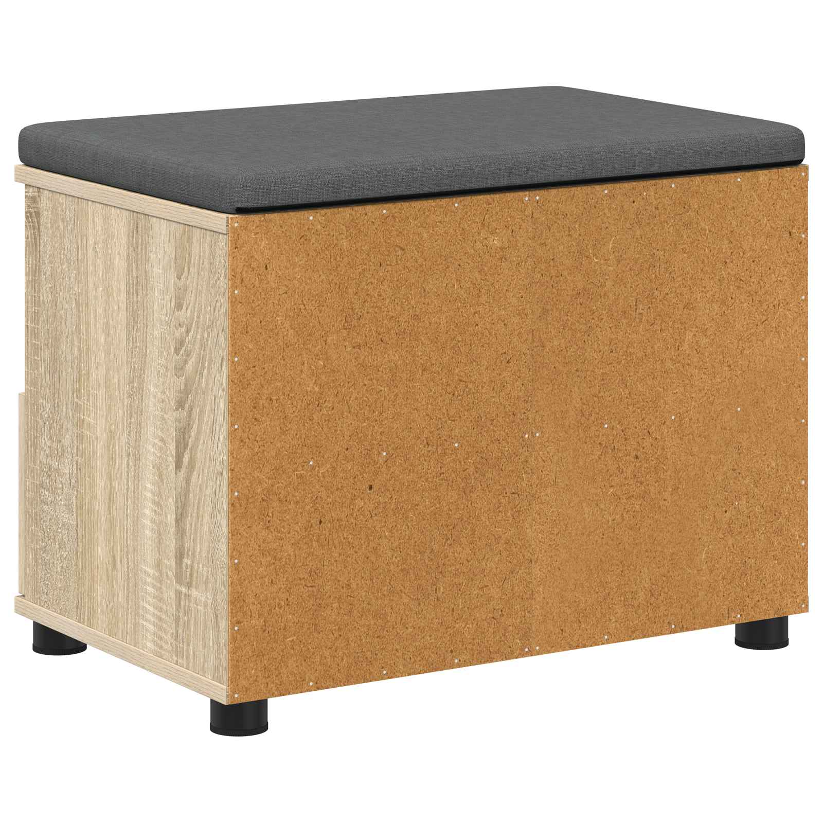 Klupa za hodnik s jastukom Sonoma hrast 60 x 38 x 46 cm