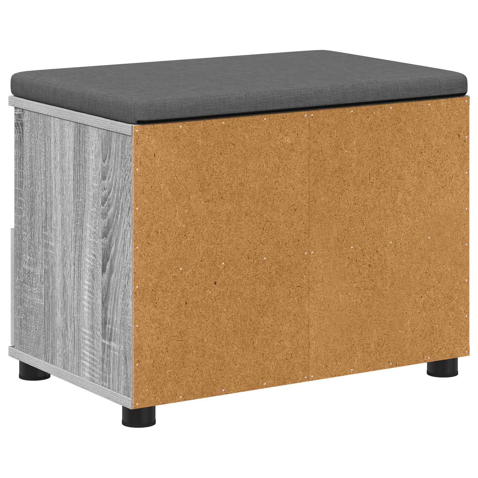 Klupa za hodnik s jastukom Sivi Sonoma 60 x 38 x 46 cm