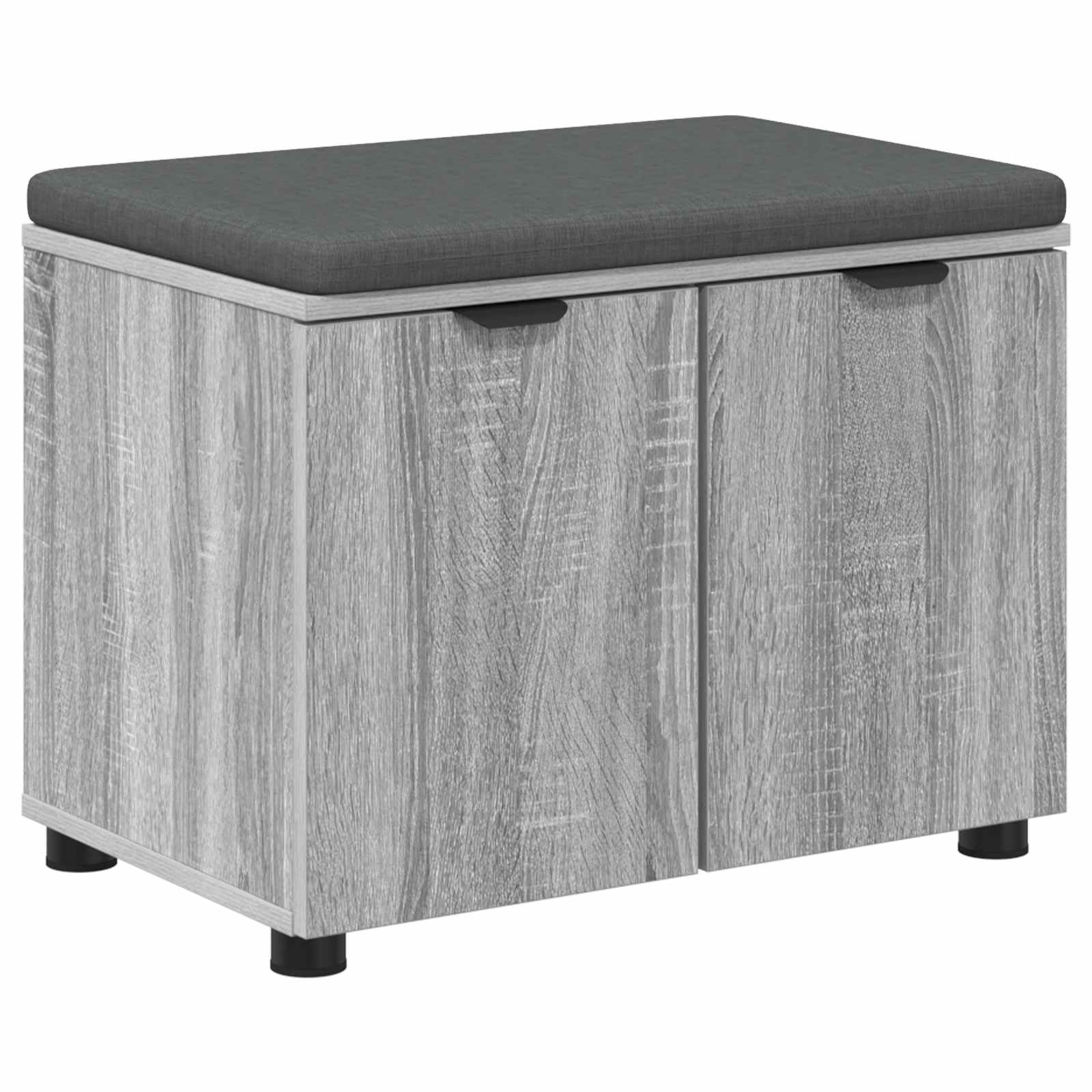 Klupa za hodnik s jastukom Sivi Sonoma 60 x 38 x 46 cm