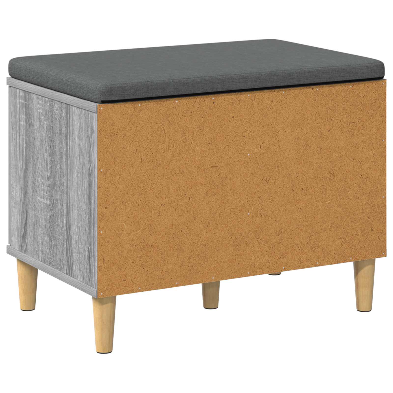 Klupa za hodnik s jastukom Sivi Sonoma 60 x 38 x 46 cm