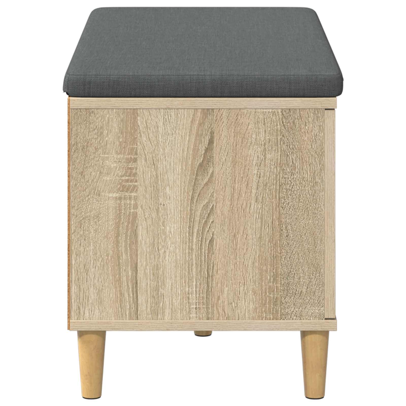 Klupa za hodnik s jastukom Sonoma hrast 80 x 38 x 46 cm
