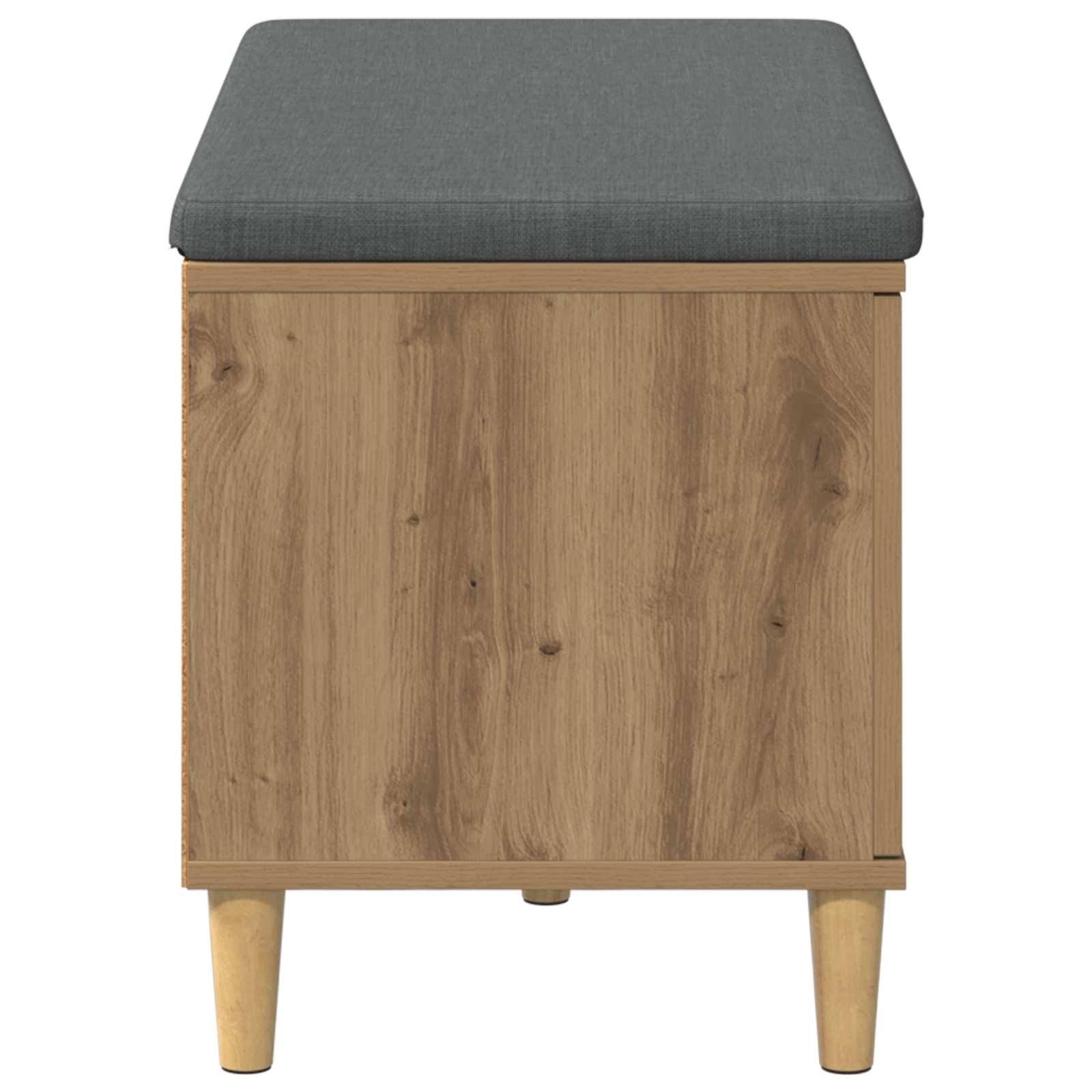 Klupa za hodnik s jastukom Zanatski Hrast 80 x 38 x 46 cm
