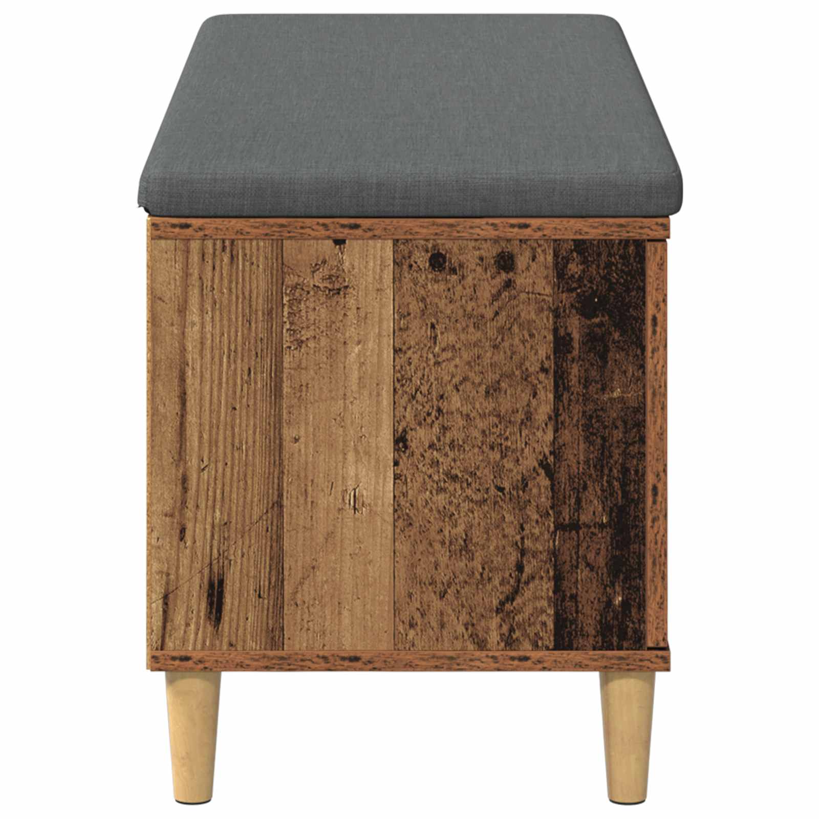 Klupa za hodnik s jastukom Staro drvo 100 x 38 x 46 cm