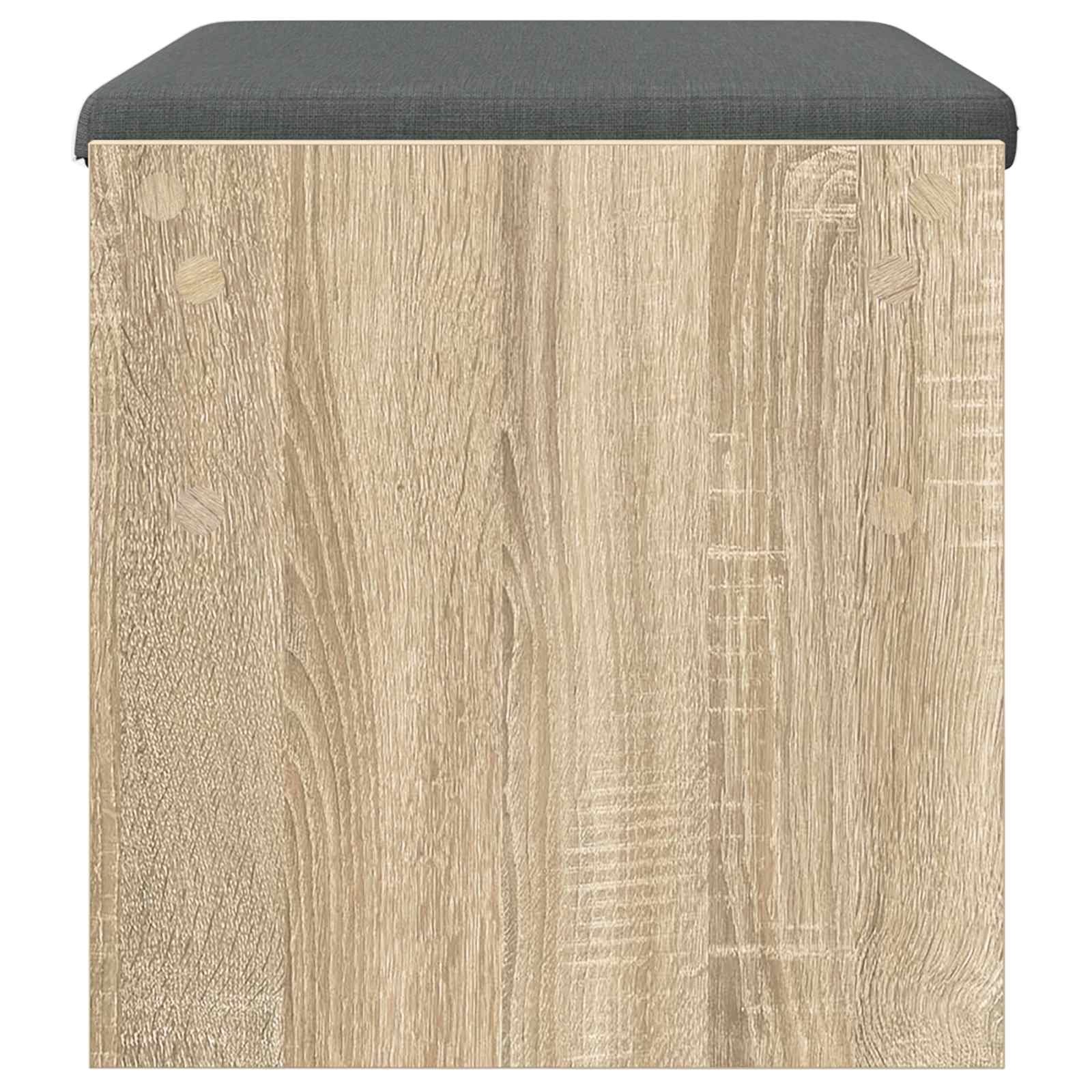 Klupa za hodnik s jastukom Sonoma hrast 63 x 38 x 40 cm