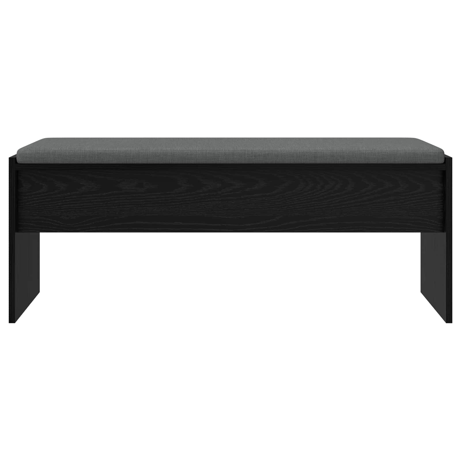 Klupa za hodnik s jastukom Crni hrast 103 x 38 x 40 cm