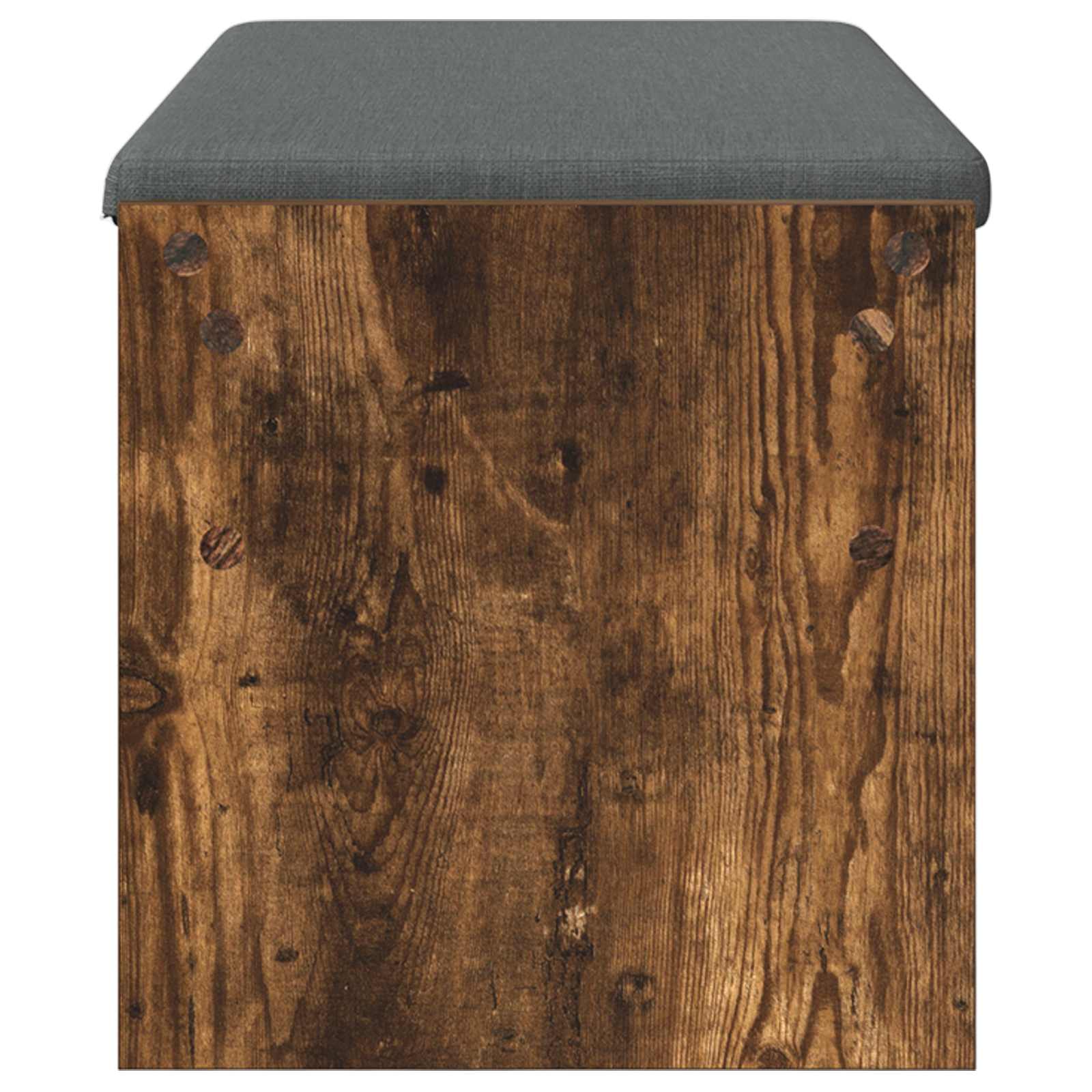Klupa za hodnik s jastukom Dimljeni hrast 103 x 38 x 40 cm