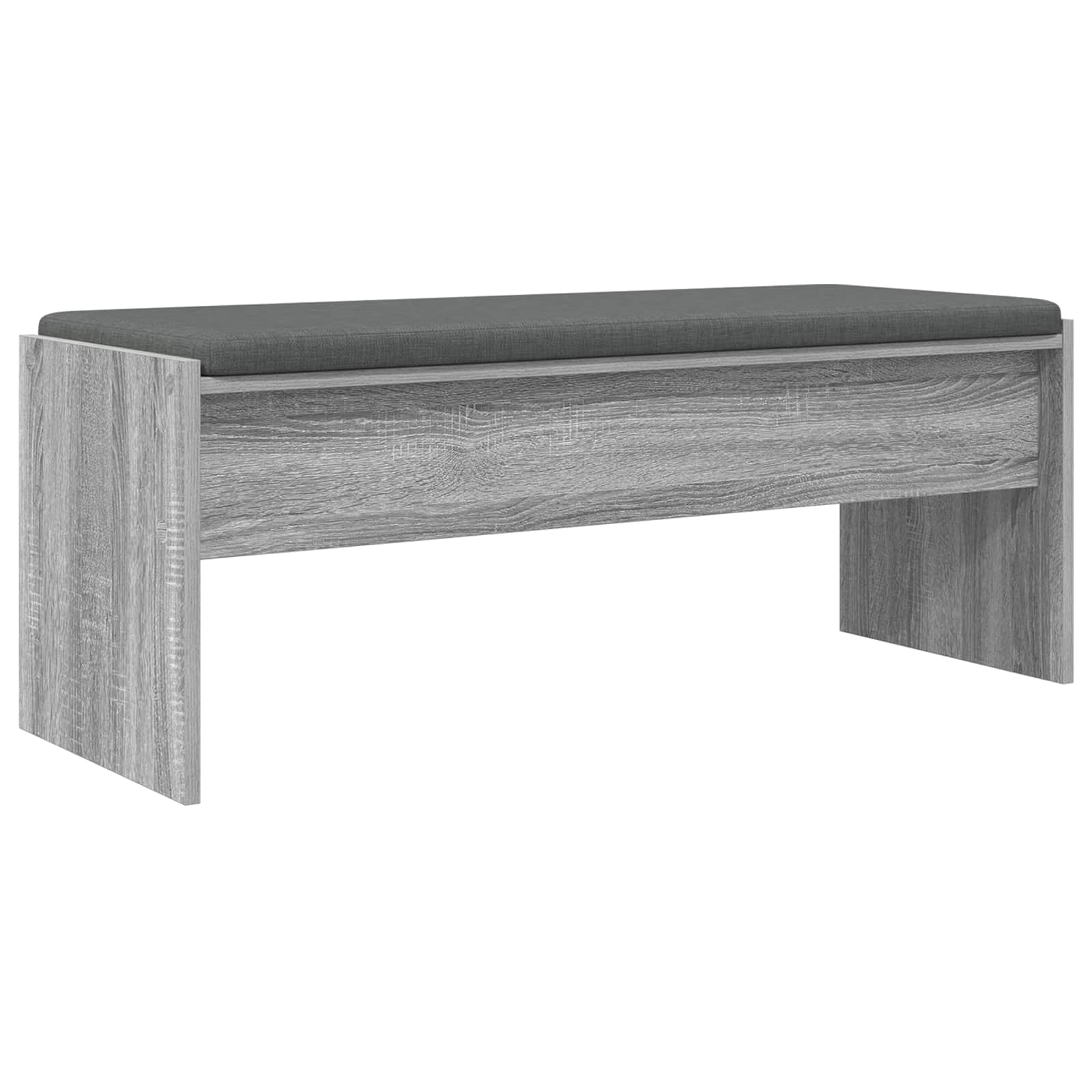 Klupa za hodnik s jastukom Siva Sonoma 103 x 38 x 40 cm