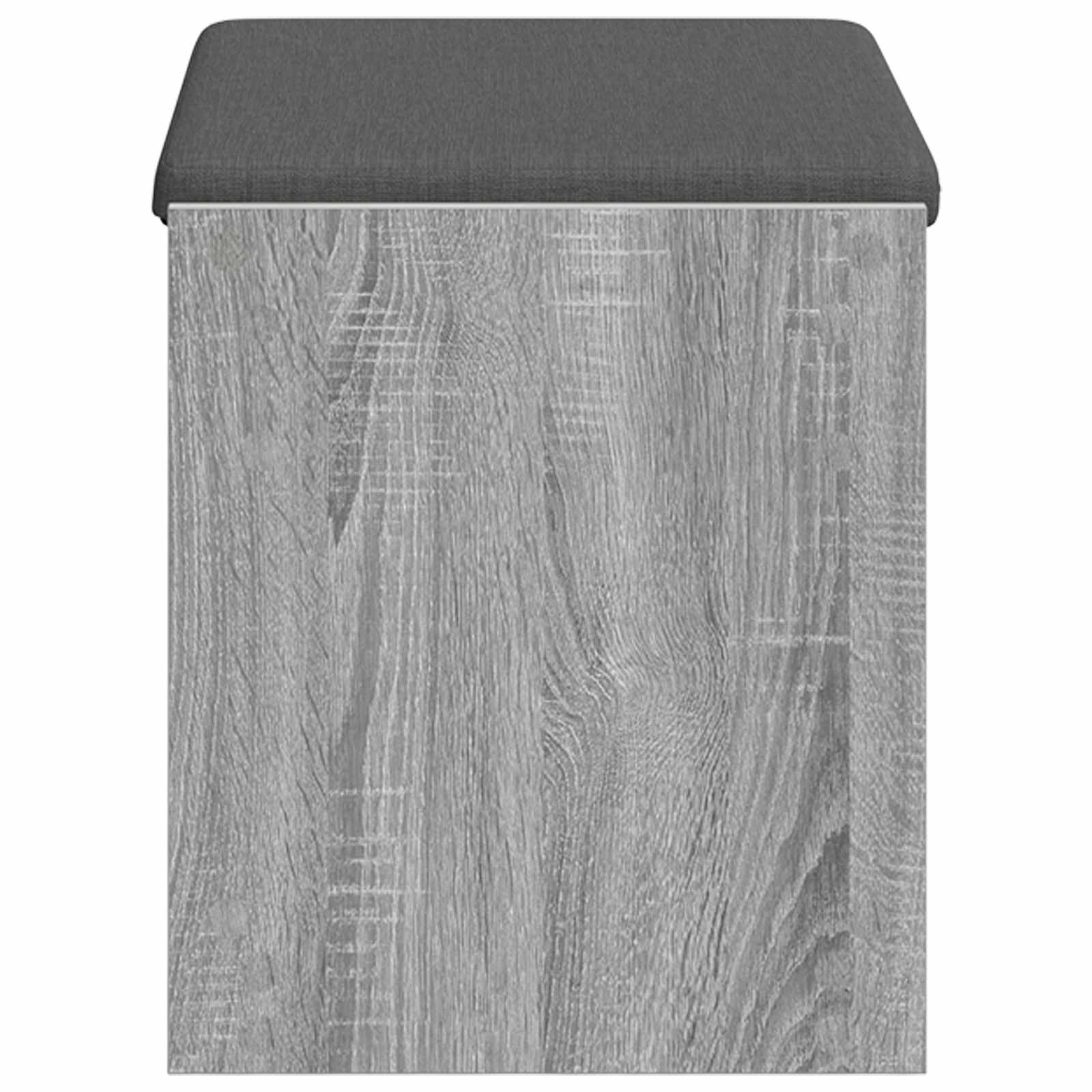 Klupa za hodnik s jastukom Sivi Sonoma 63 x 38 x 45 cm