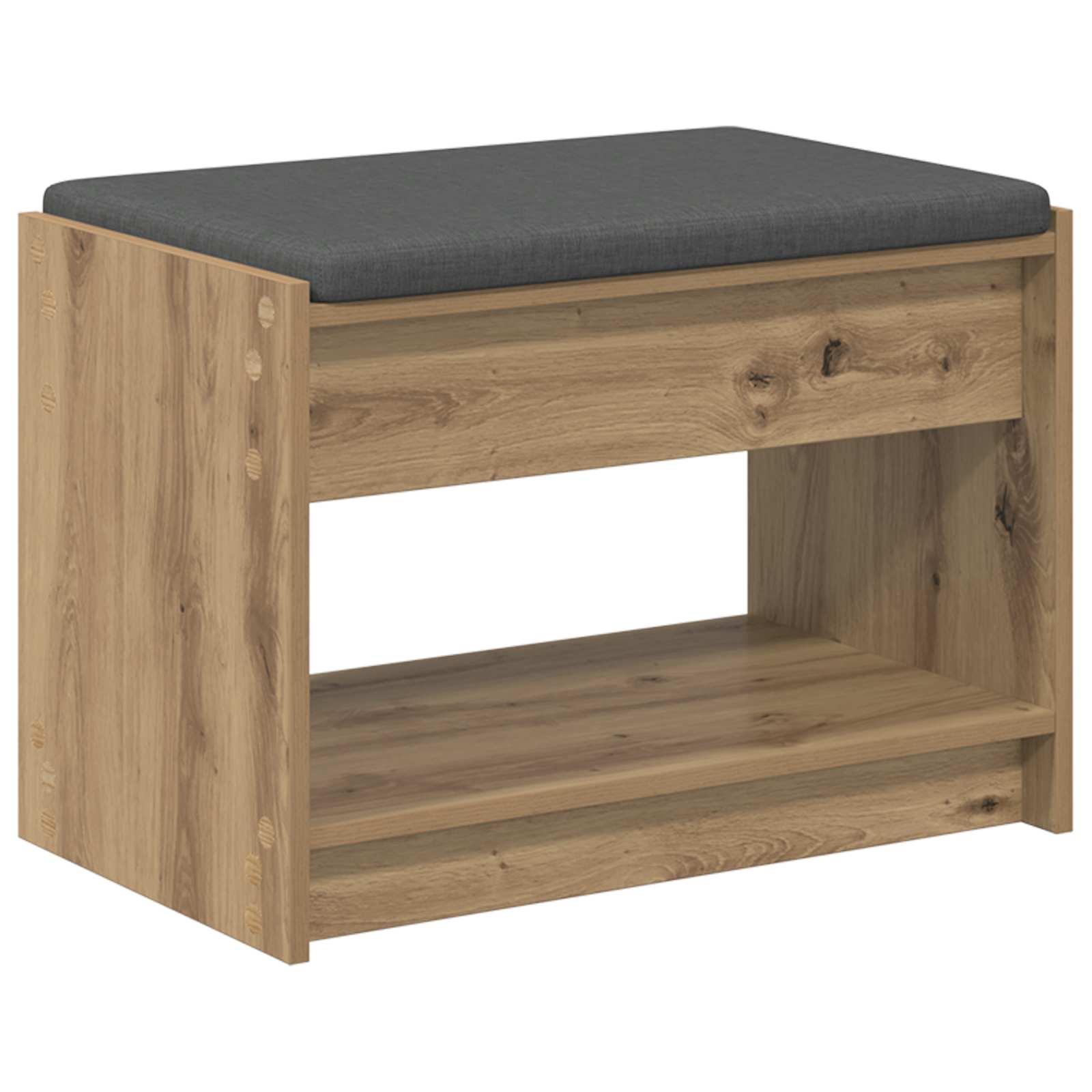 Klupa za hodnik s jastukom Zanatski Hrast 63 x 38 x 45 cm