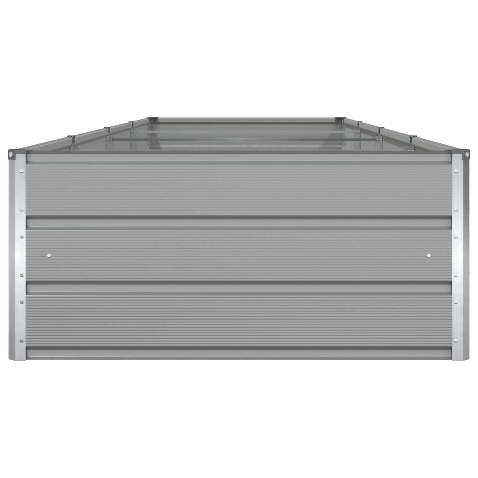 Sadilica Svijetlo siva 385 x 100 x 45 cm Cinkani čelik