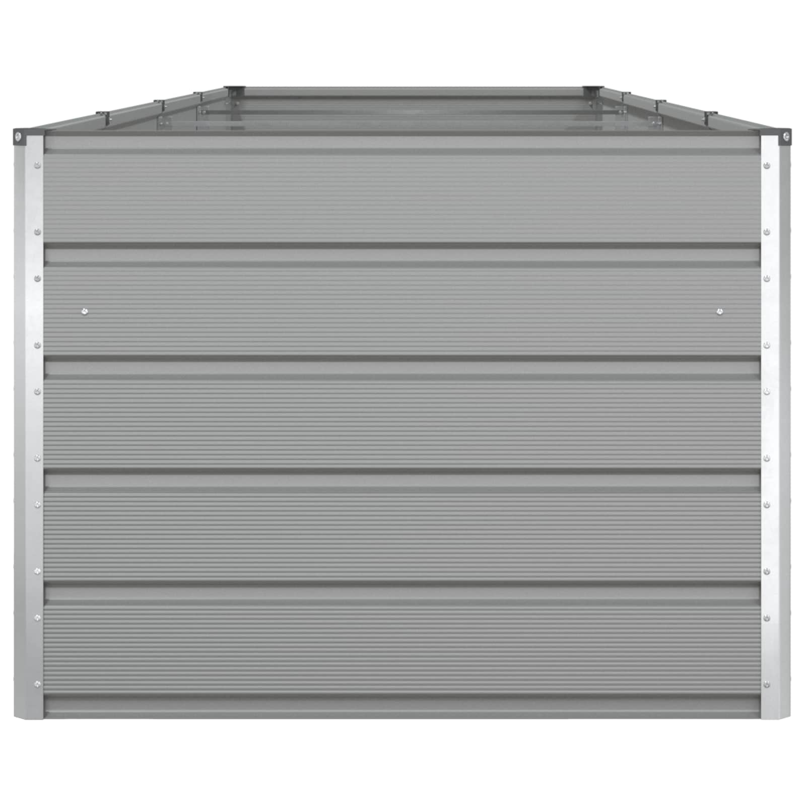 Sadilica Svijetlo siva 385 x 100 x 75 cm Cinkani čelik