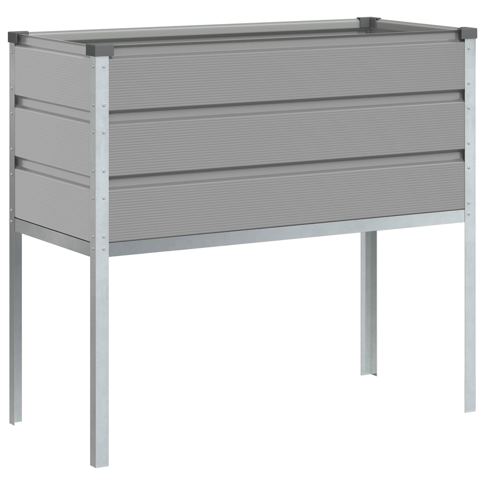 Sadilica Svijetlo siva 100 x 45 x 90 cm Cinkani čelik