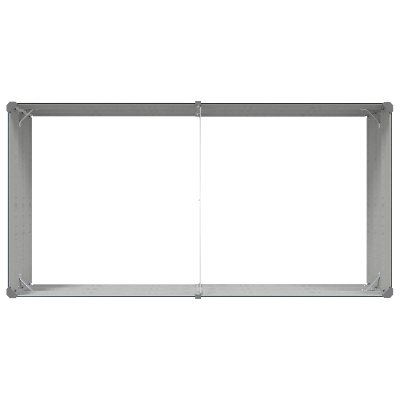 Sadilica Antracit 195 x 100 x 45 cm Cinkani čelik