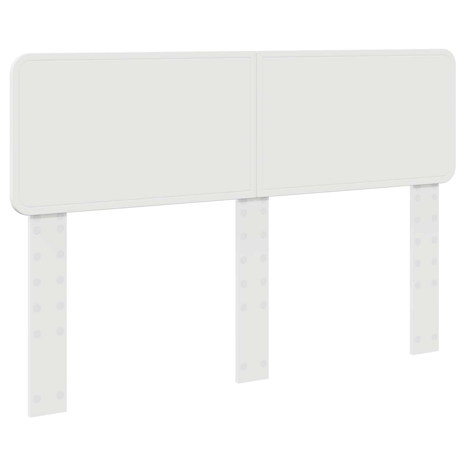 Krevetna konstrukcija Bijelo 150 x 200 cm Čvrsto borovo drvo