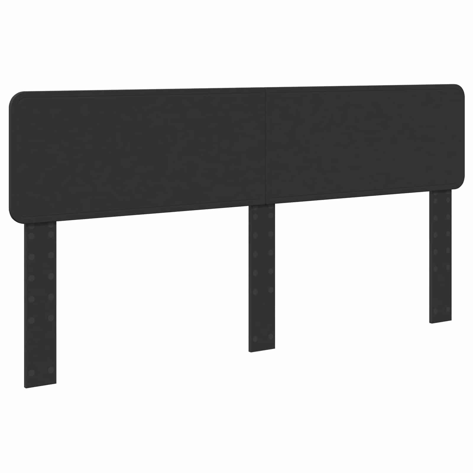 Krevetna konstrukcija Crna 200 x 200 cm Konstrukcijsko drvo