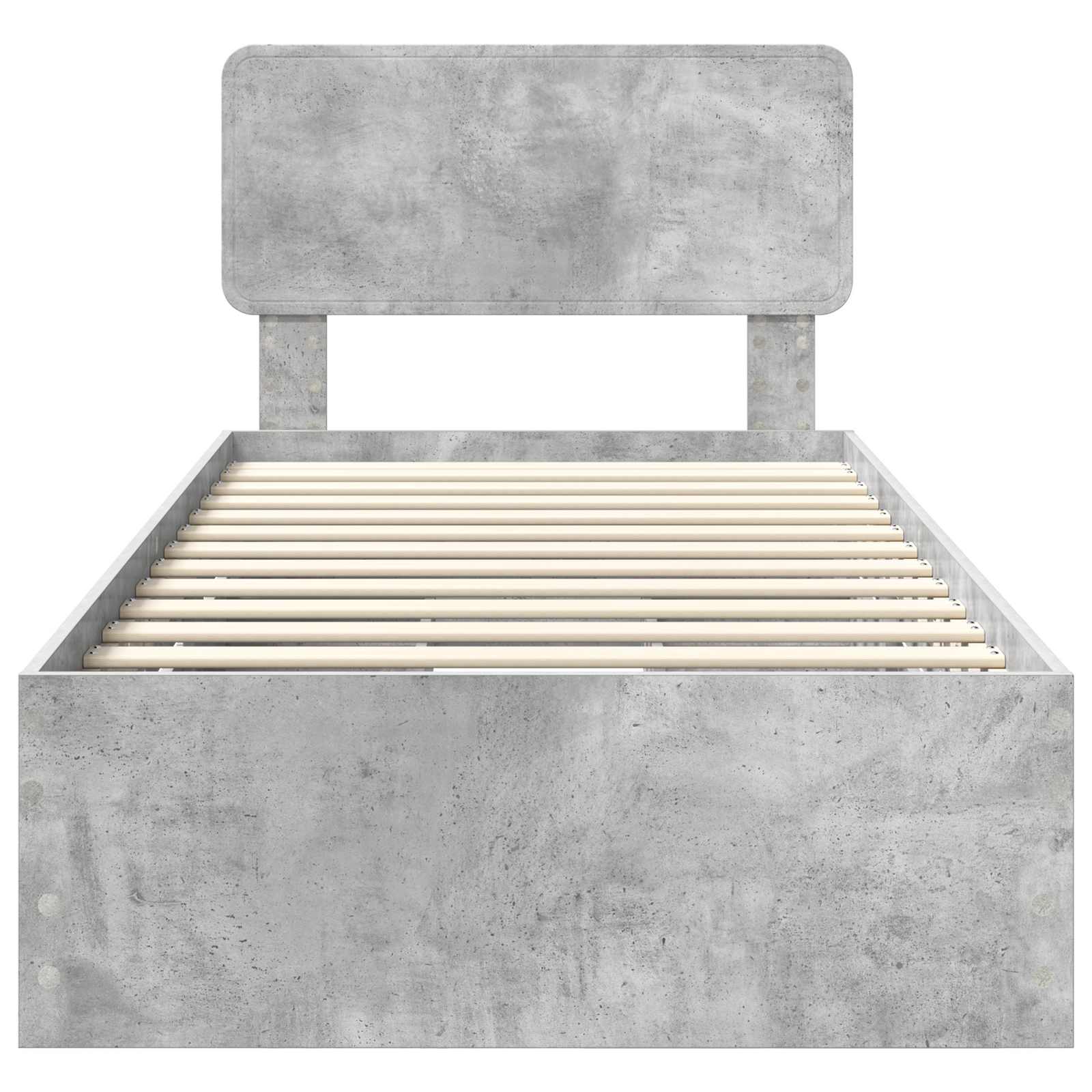Krevetna konstrukcija s ladicama Betonsko Siva 90 x 200 cm
