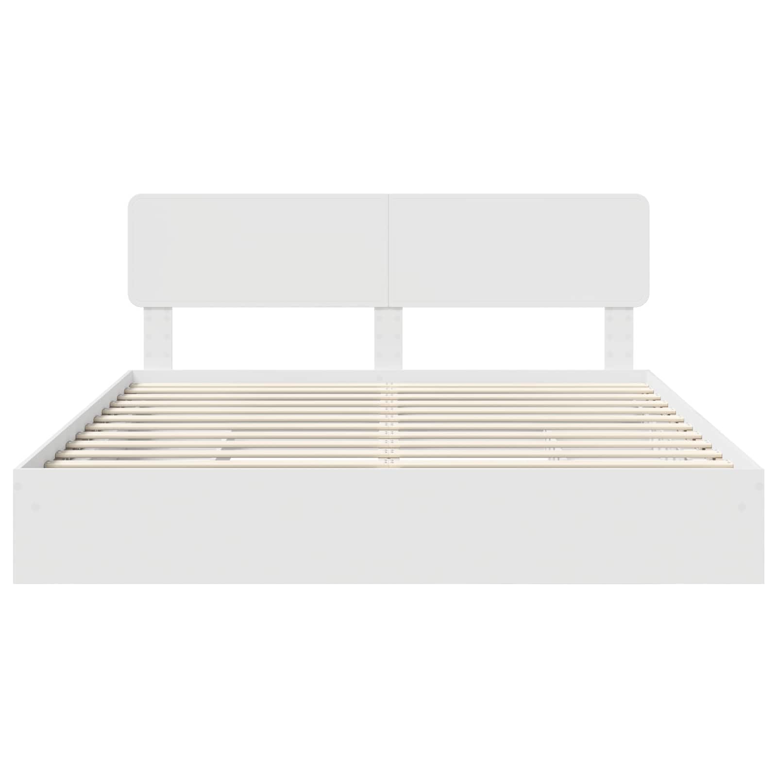 Krevet s od storage Bijelo 180 x 200 cm Konstruirano drvo