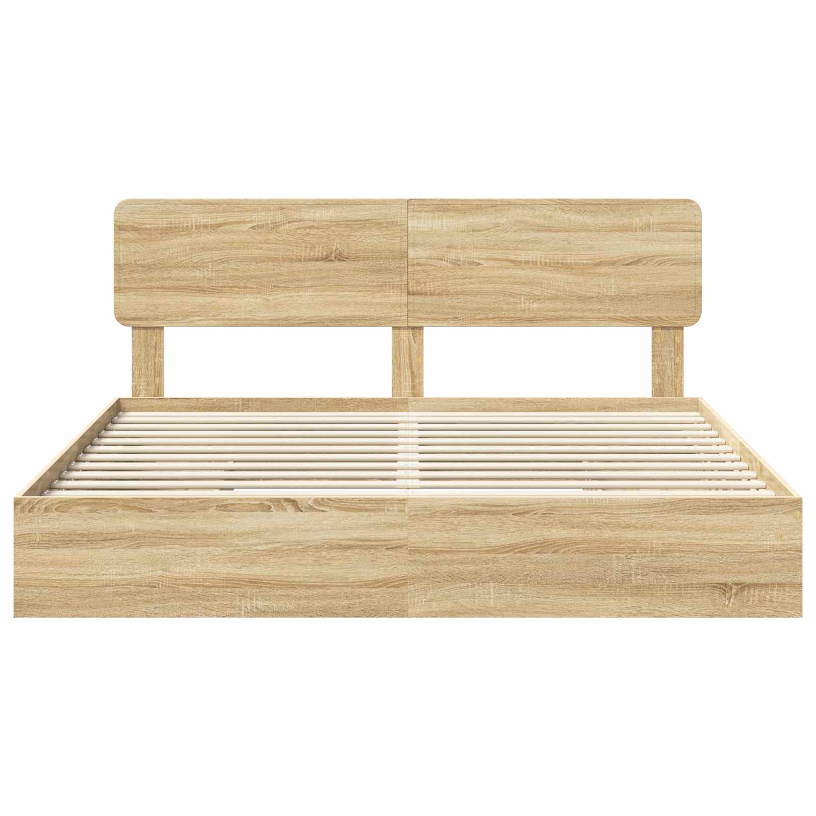 Krevet s od storage Sonoma hrast 180 x 200 cm Konstruirano drvo