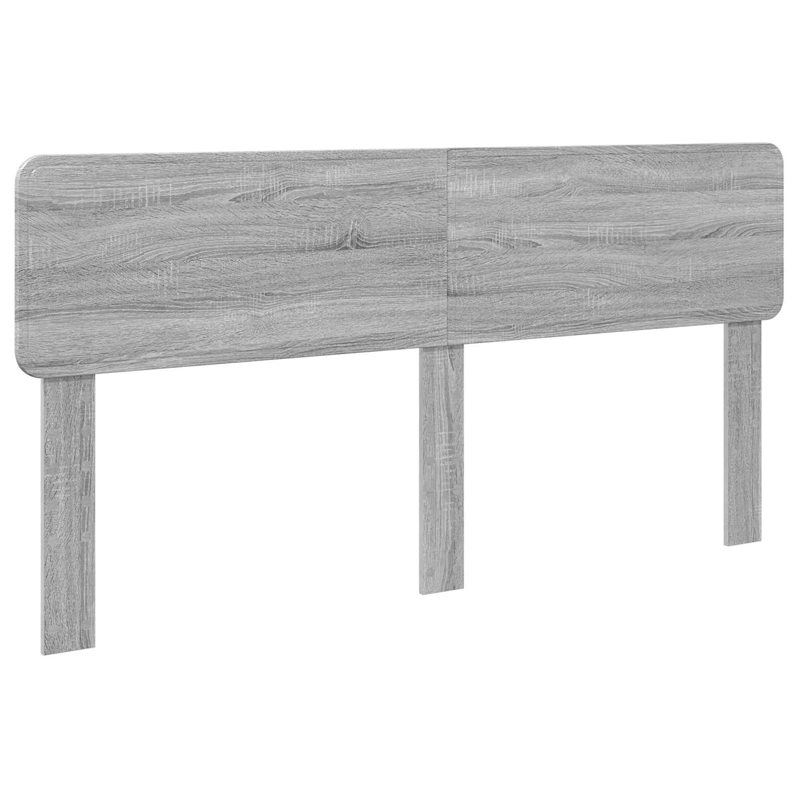 Krevet s od storage Siva Sonoma 180 x 200 cm Konstruirano drvo
