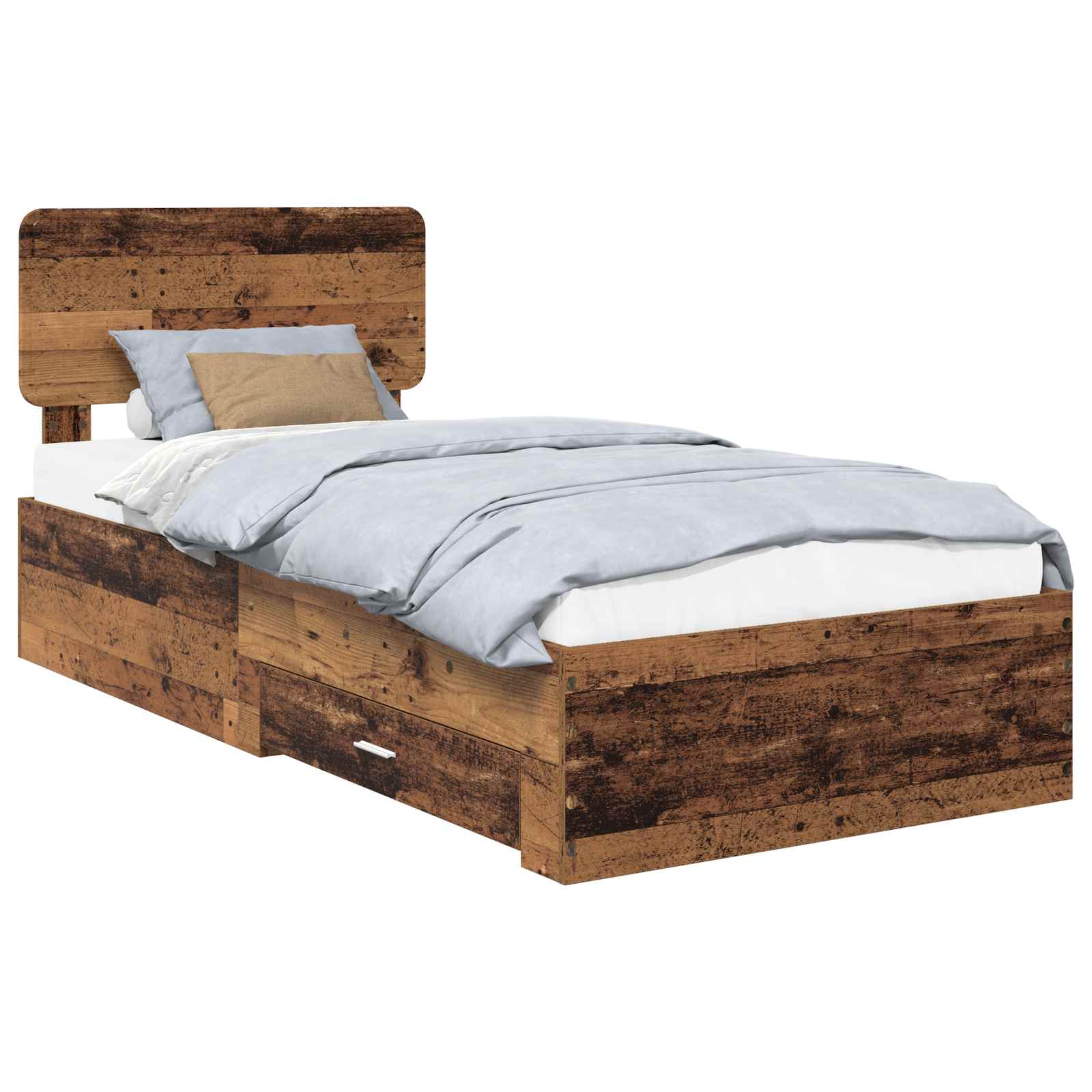Krevetna konstrukcija Staro drvo 100 x 200 cm Konstruirano drvo