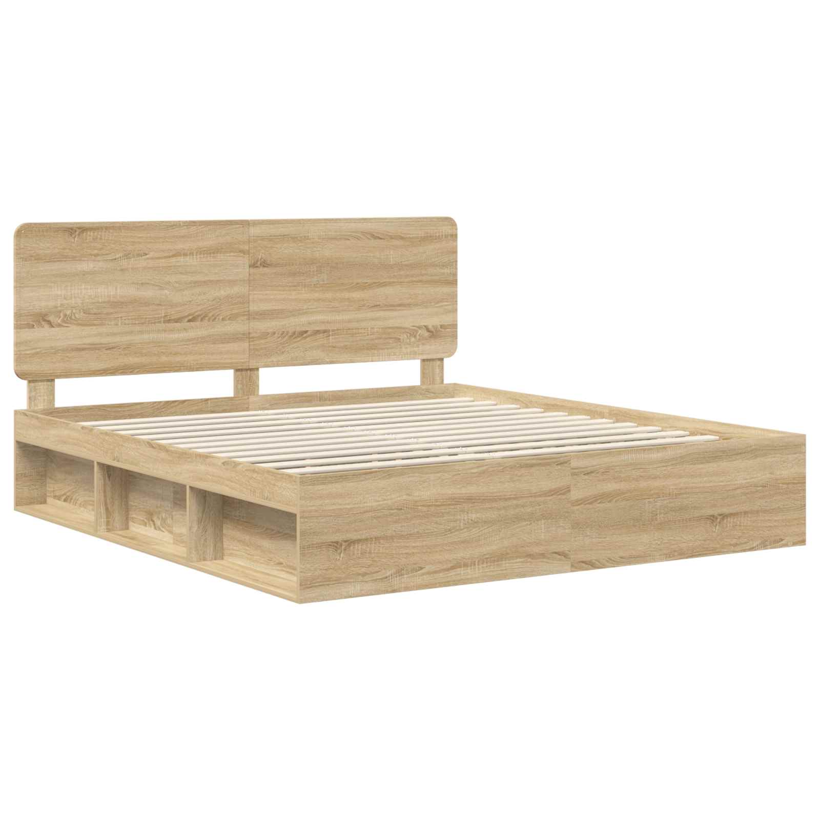 Krevetna konstrukcija Sonoma 200 x 200 cm Čvrsto borovo drvo