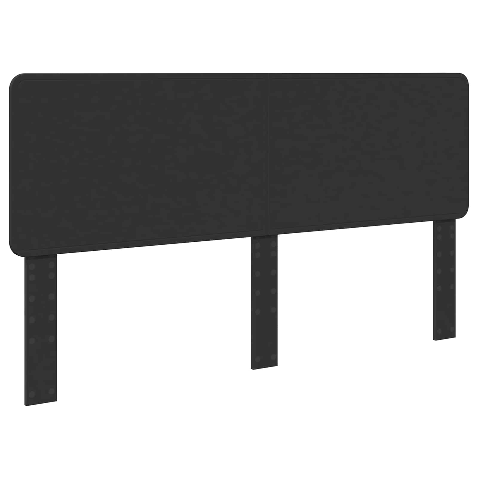 Krevetna konstrukcija Crna 180 x 200 cm Čvrsto borovo drvo